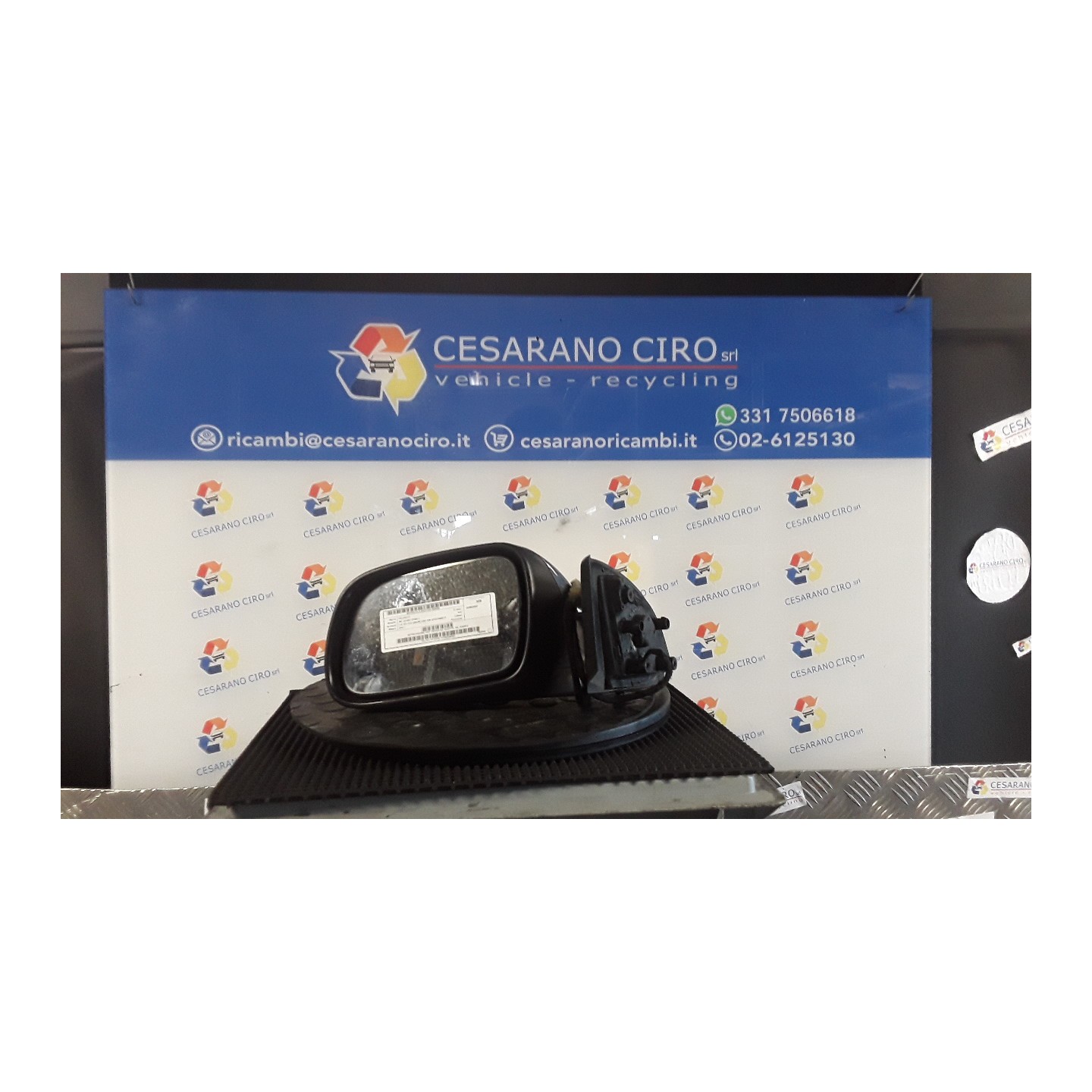 RETROVISORE EST. REGOLAZ. ELETTR. SX. 039 PEUGEOT 307 (07/05-07/08) 9HV 8153F4