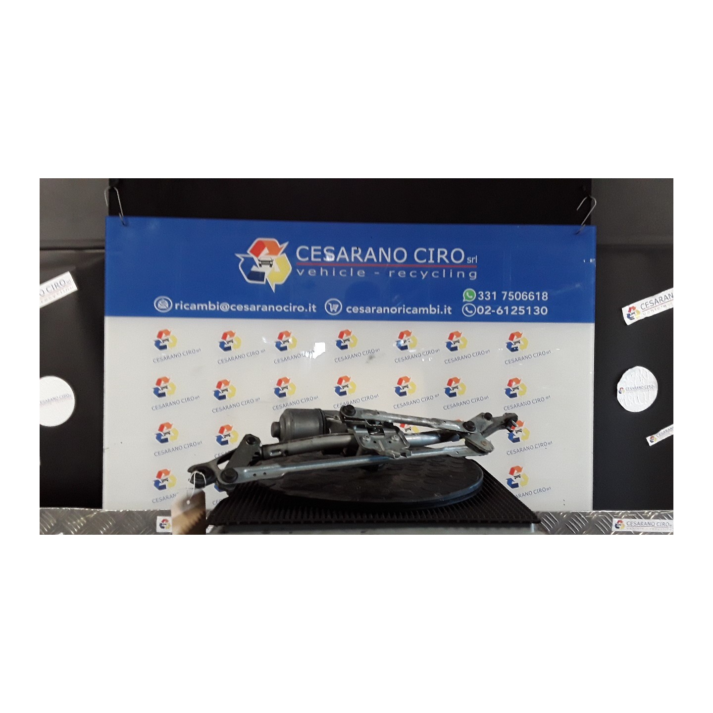 MECCANISMO TERGIPARABREZZA CON MOTORINO 094 PEUGEOT PARTNER VAN (B9) (04/08-) 9HS 6405LK