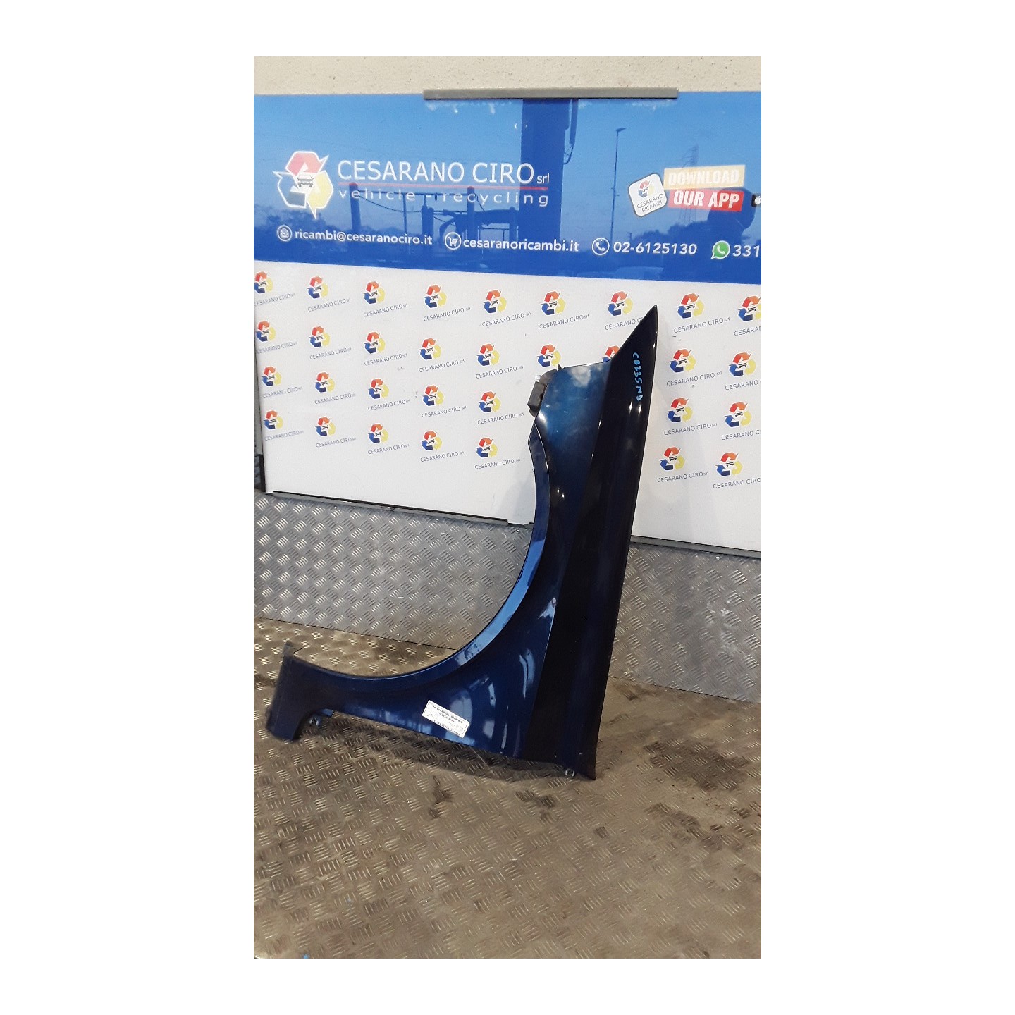 PARAFANGO ANT. SX. 131 RENAULT LAGUNA 2A SERIE (03/01-09/07) F4PC7 8201094793