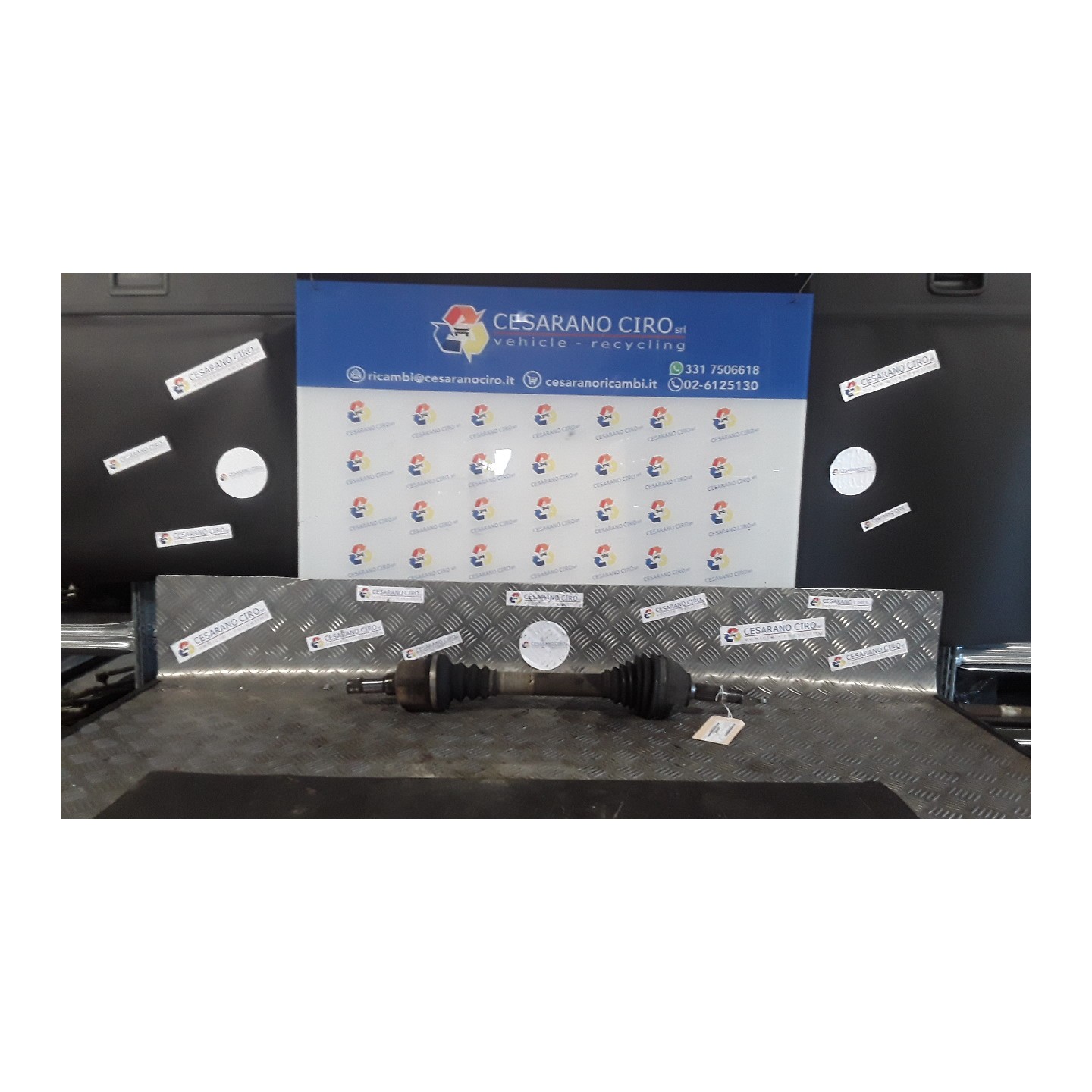 SEMIALBERO ANT. COMPL. SX. 012 PEUGEOT 407 (03/04-03/12) RHR 3272NP