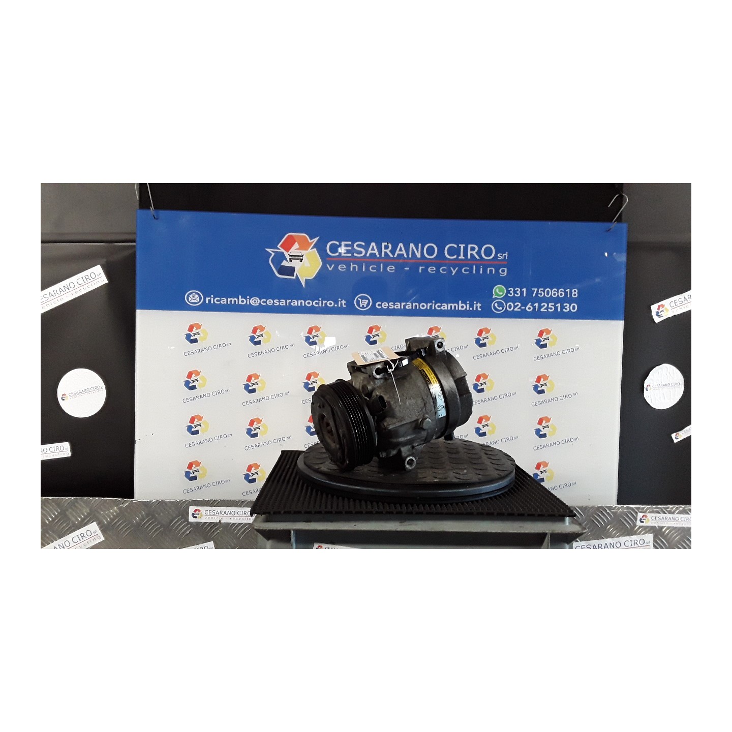 COMPRESSORE A/C 044 RENAULT LAGUNA 2A SERIE (03/01-09/07) F4PC7 7711368186