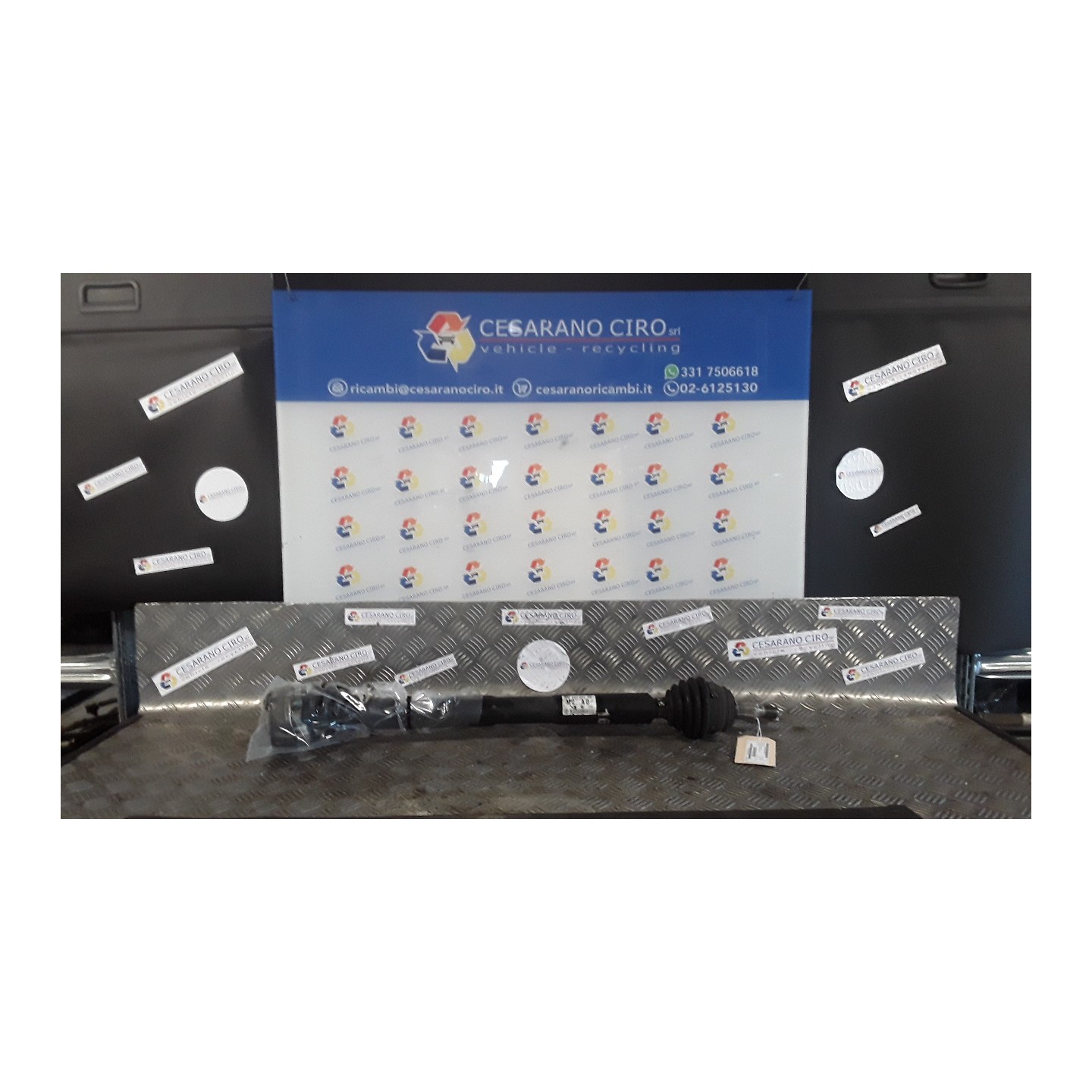 SEMIALBERO ANT. COMPL. DX. 058 AUDI A3 (8L) (08/96-12/01) AKL 1J0407454AX