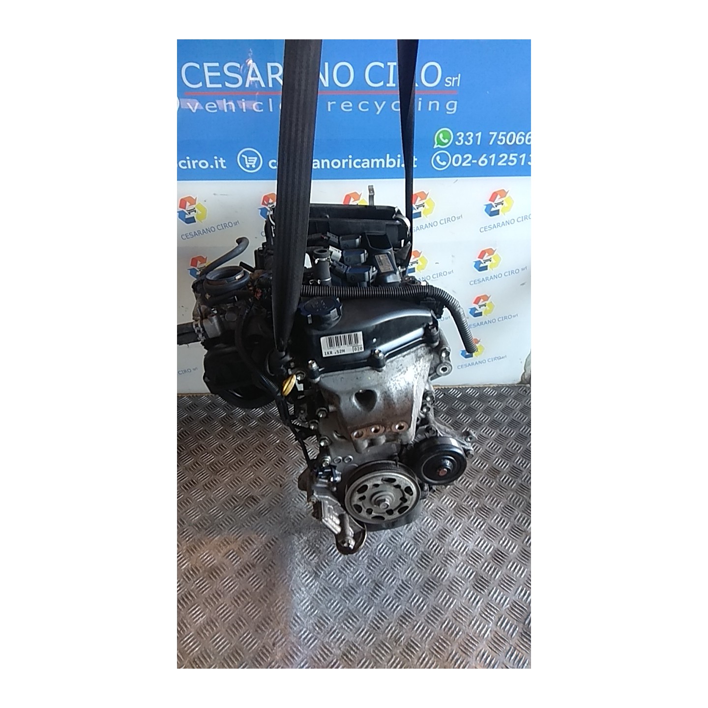 MOTORE COMPL. 001 TOYOTA AYGO 1A SERIE (04/05-10/14) 1KRFE 190000Q010