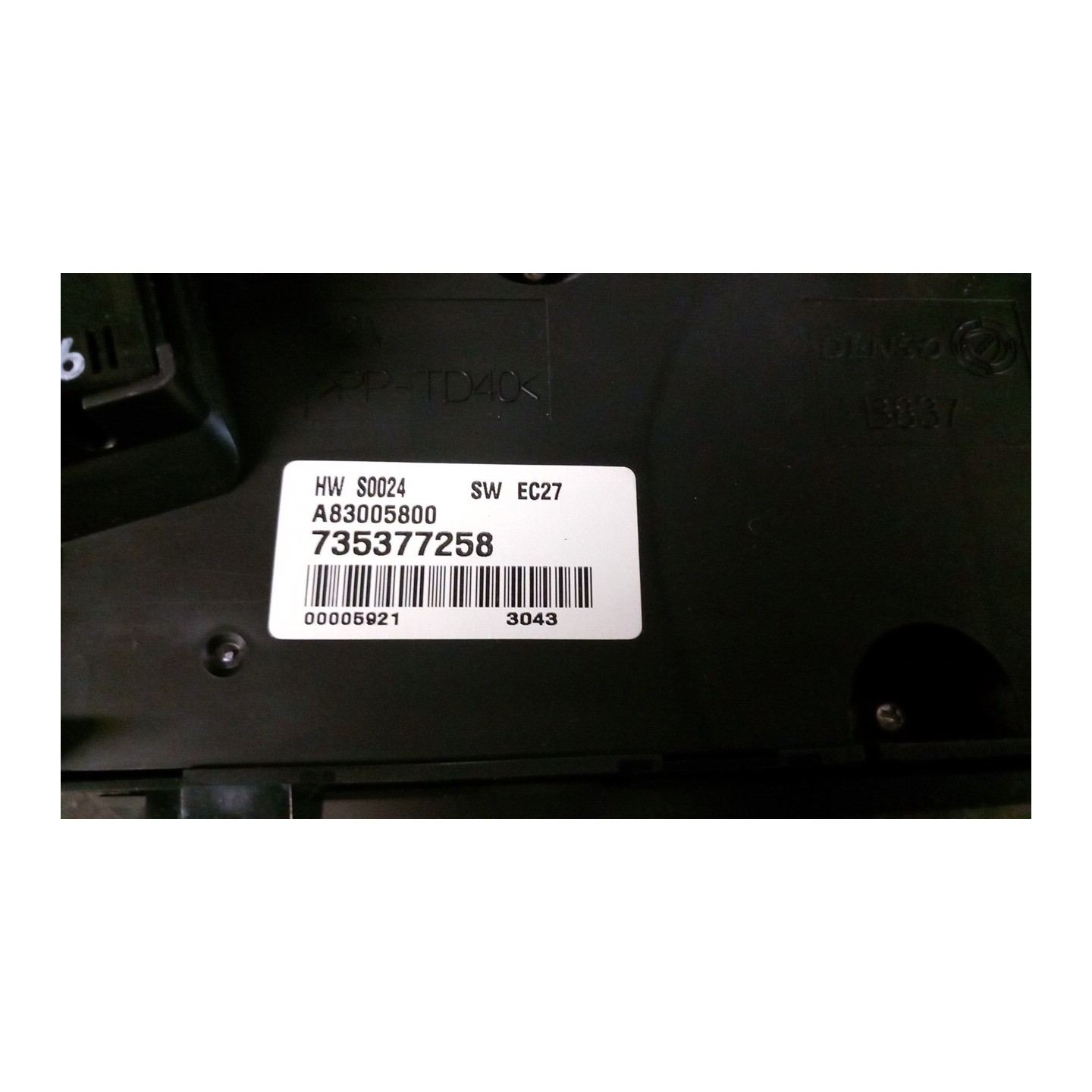 BLOCCO COMANDO CLIMATIZZAZIONE 004 FIAT IDEA (4D/2S) (10/03-12/12) 188A9000 77364222