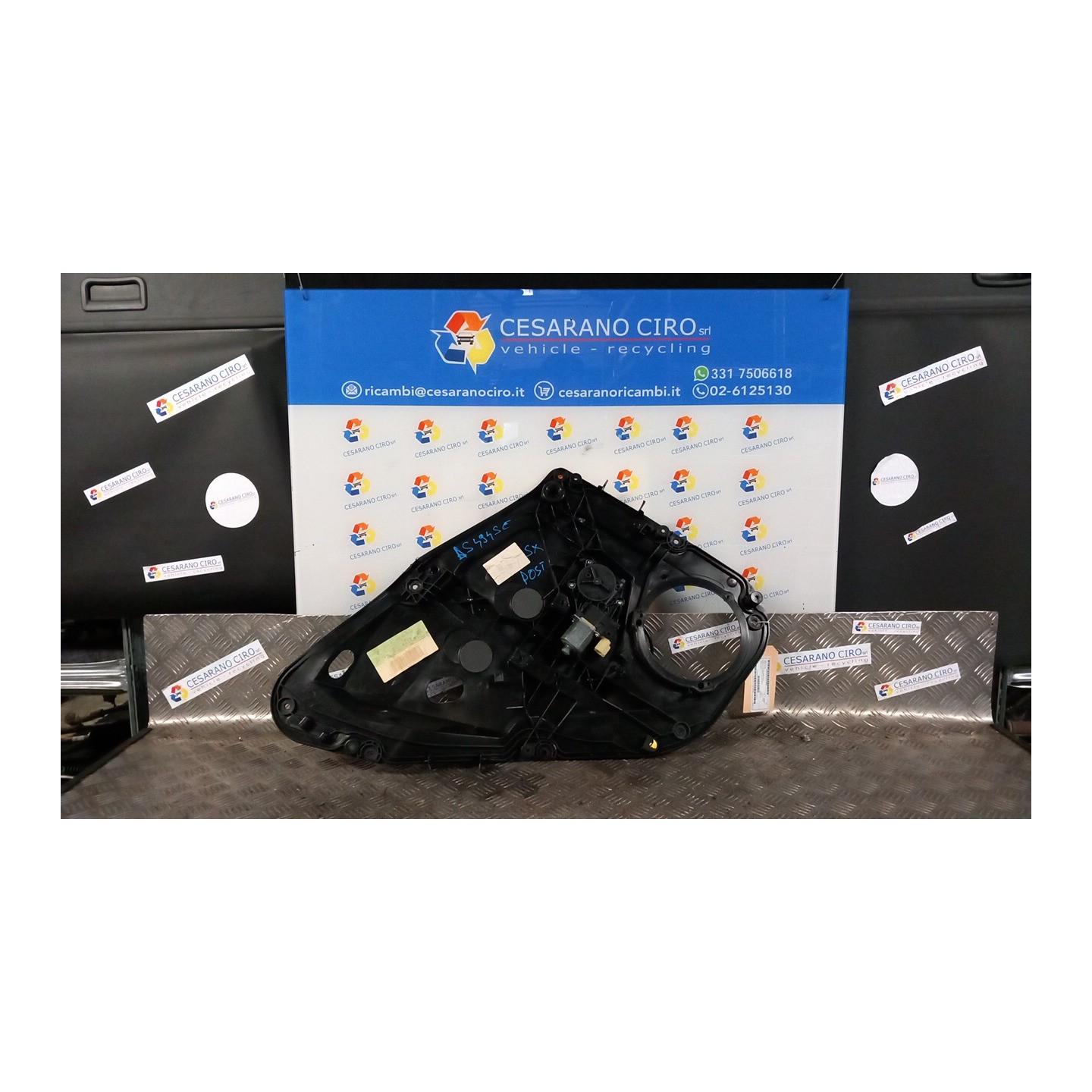 ALZACRISTALLO ELETTR. PORTA POST. SX. 066 FORD FIESTA (CB1) (09/08-10/13) SNJA 1633103