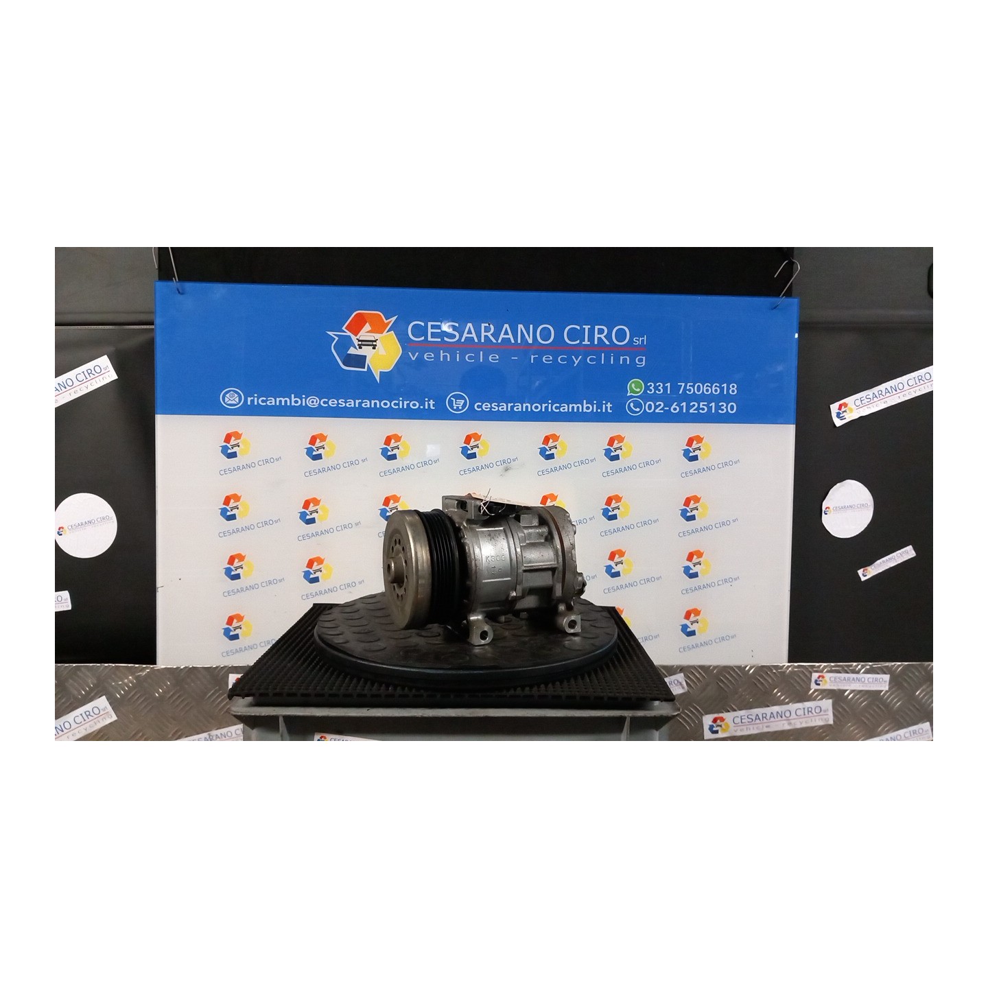 COMPRESSORE A/C 017 FIAT GRANDE PUNTO (2Y) (06/05-12/08 350A1000 55194880
