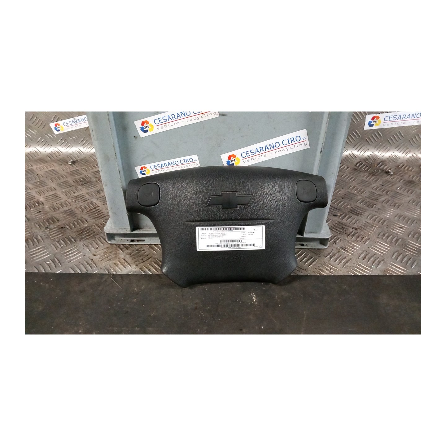 DISPOSITIVO AIRBAG LATO GUIDA 053 CHEVROLET (DAEWOO) MATIZ (M100) (12/00-02/06) F8CV 96314922