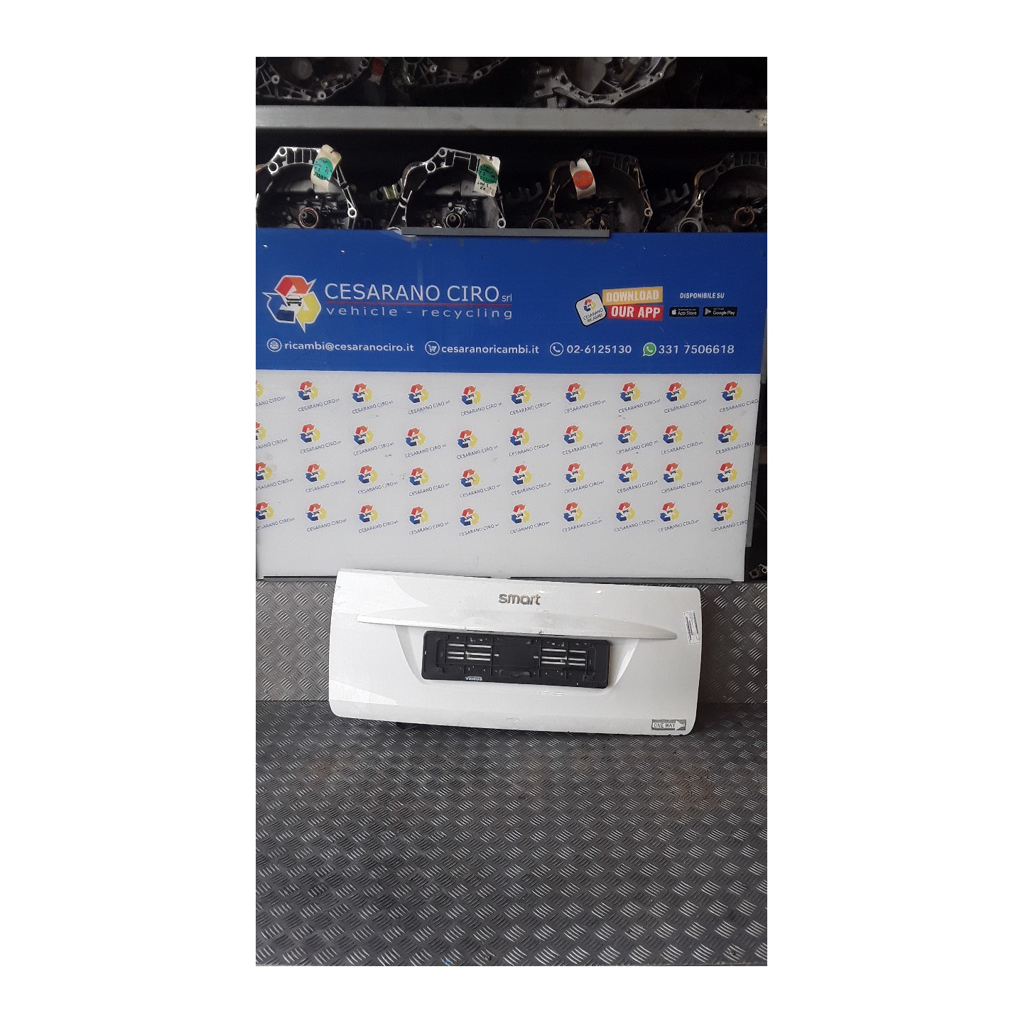 PORTELLO POST. 047 SMART FORTWO (A/C451) (01/07-12/11) 3B21 A4517420310