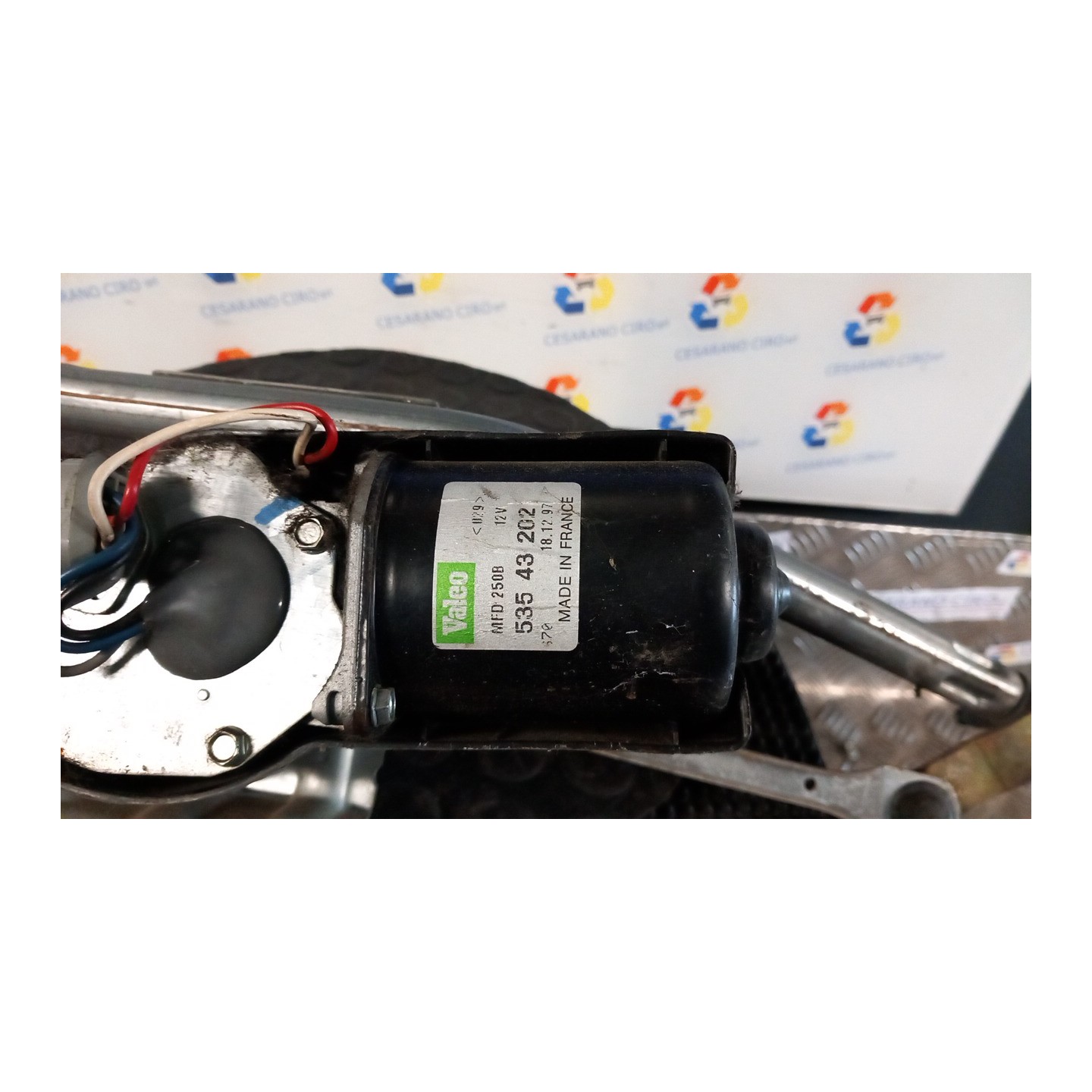 MECCANISMO TERGIPARABREZZA CON MOTORINO 057 RENAULT CLIO 1A SERIE (04/96-03/98) D7FA7 NB3753019022001