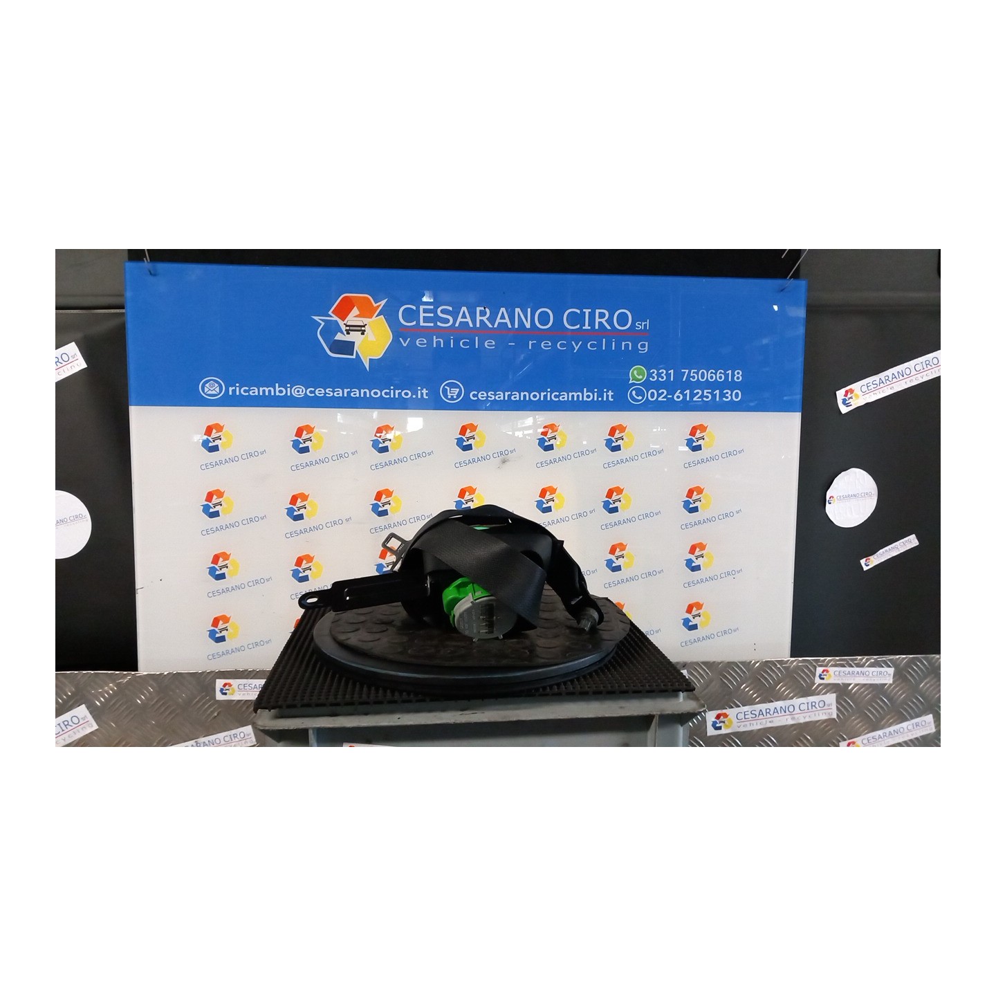 CINTURA DI SICUREZZA ANT. SX. 096 SUZUKI SPLASH (02/08-10/15) K12B 8494051K10BHE