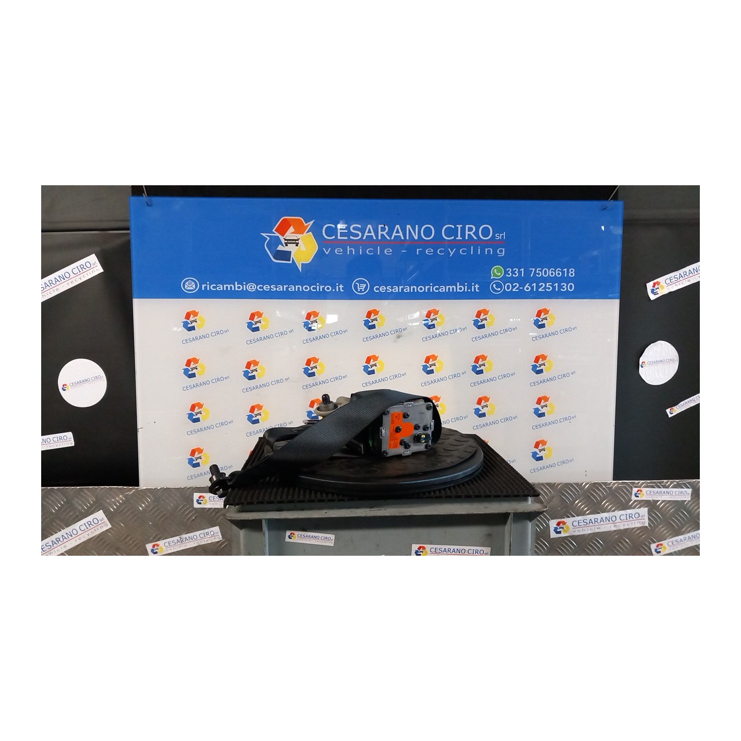 CINTURA DI SICUREZZA ANT. DX. 097 SUZUKI SPLASH (02/08-10/15) K12B 8492051K00BHE