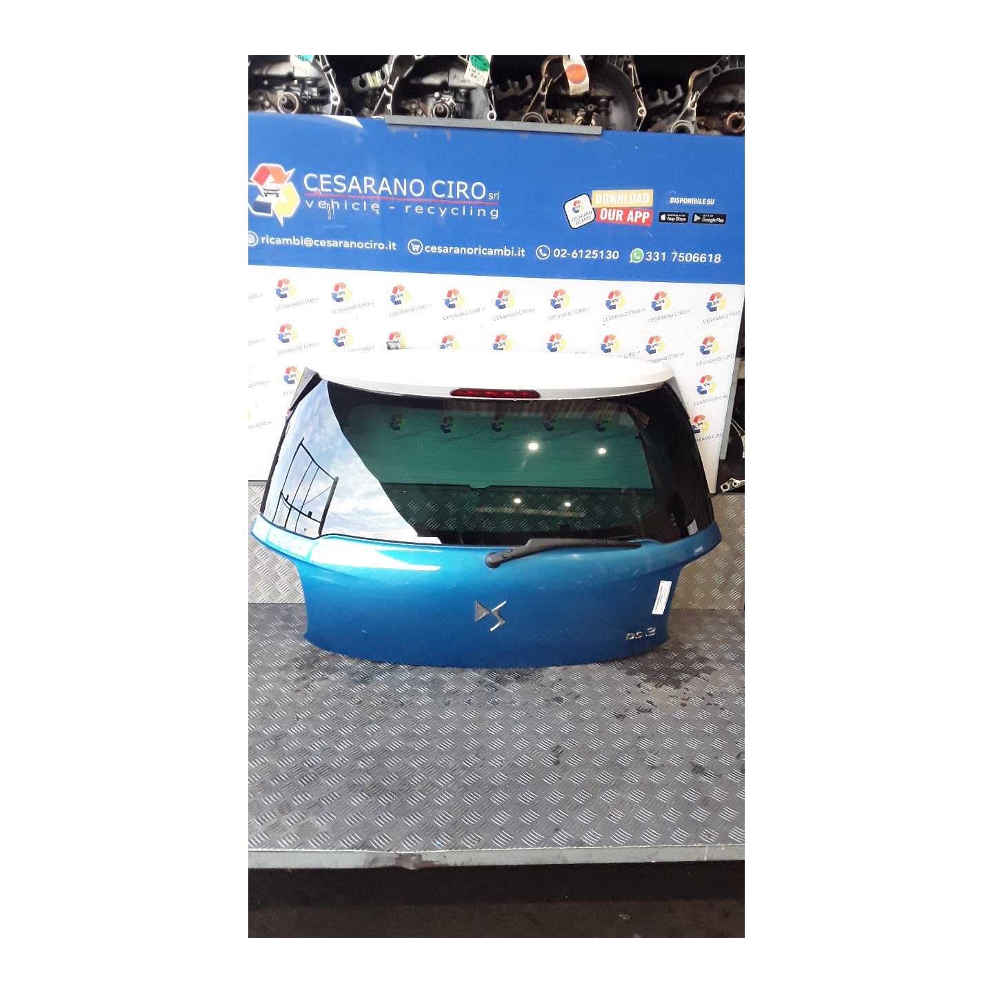 PORTELLO POST. 175 CITROEN DS3 (01/16-) BH02 8701CE