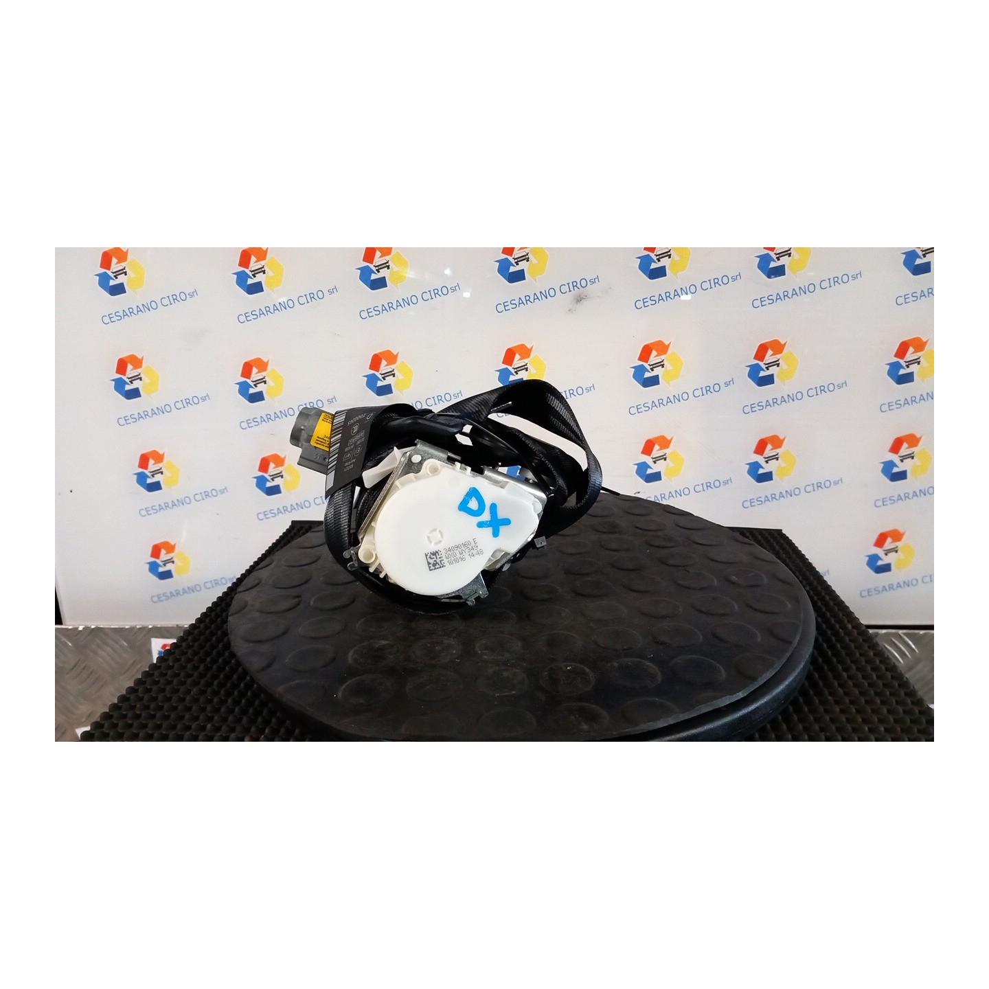 CINTURA DI SICUREZZA ANT. DX. 006 CITROEN C3 2A SERIE (A51) (09/09-06/13 HFV 96771568XX