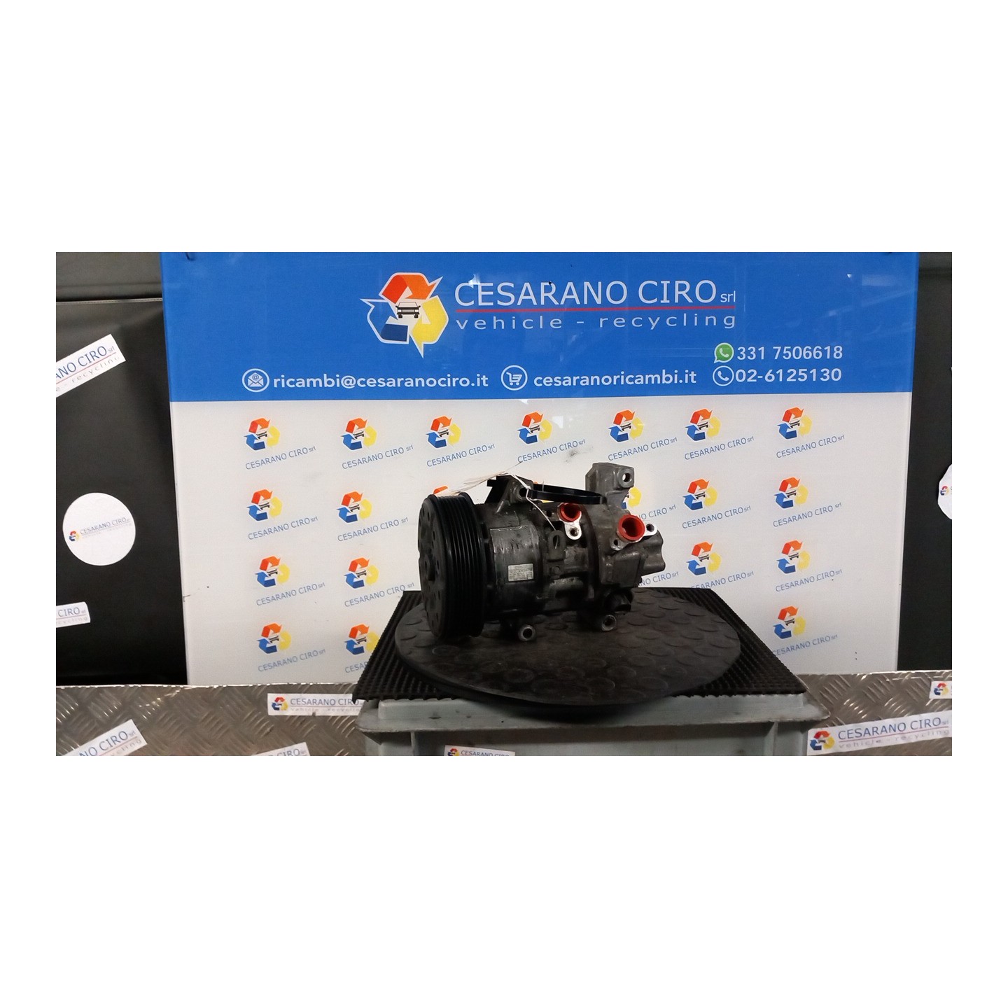 COMPRESSORE A/C 114 TOYOTA COROLLA VERSO (03/04-12/09) 2ADFTV 883100F010