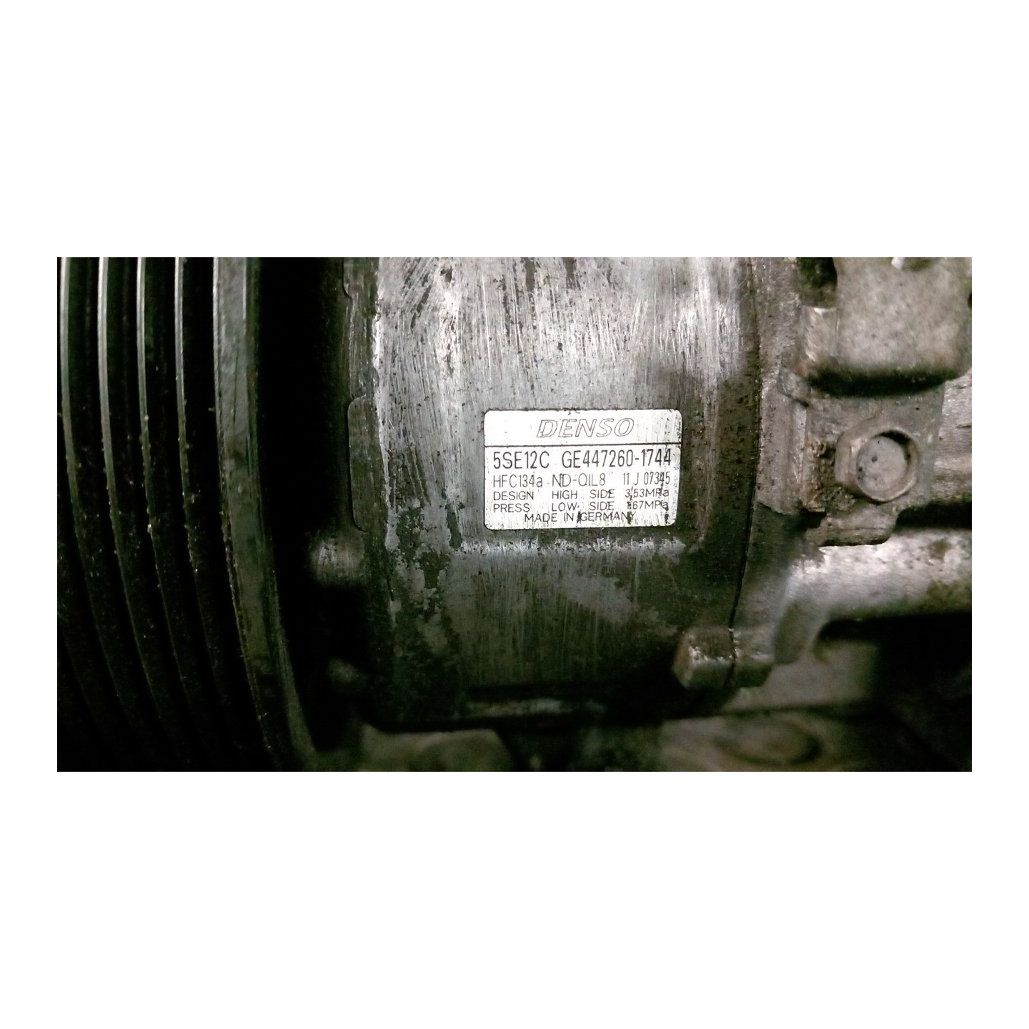 COMPRESSORE A/C 114 TOYOTA COROLLA VERSO (03/04-12/09) 2ADFTV 883100F010