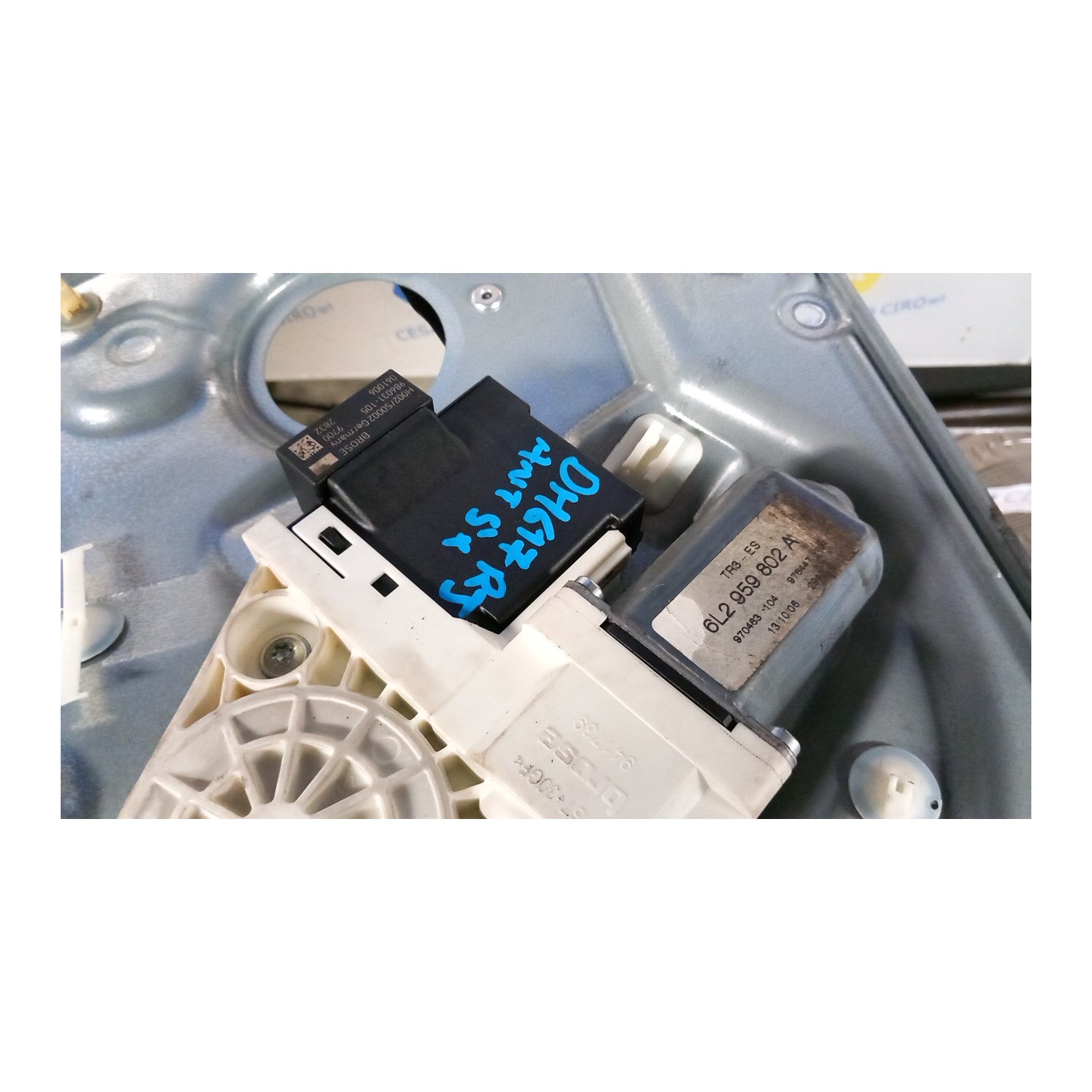 ALZACRISTALLO PORTA ANT. SX. 002 SEAT IBIZA (6L) (12/01-08/09) BXW 6L4837461