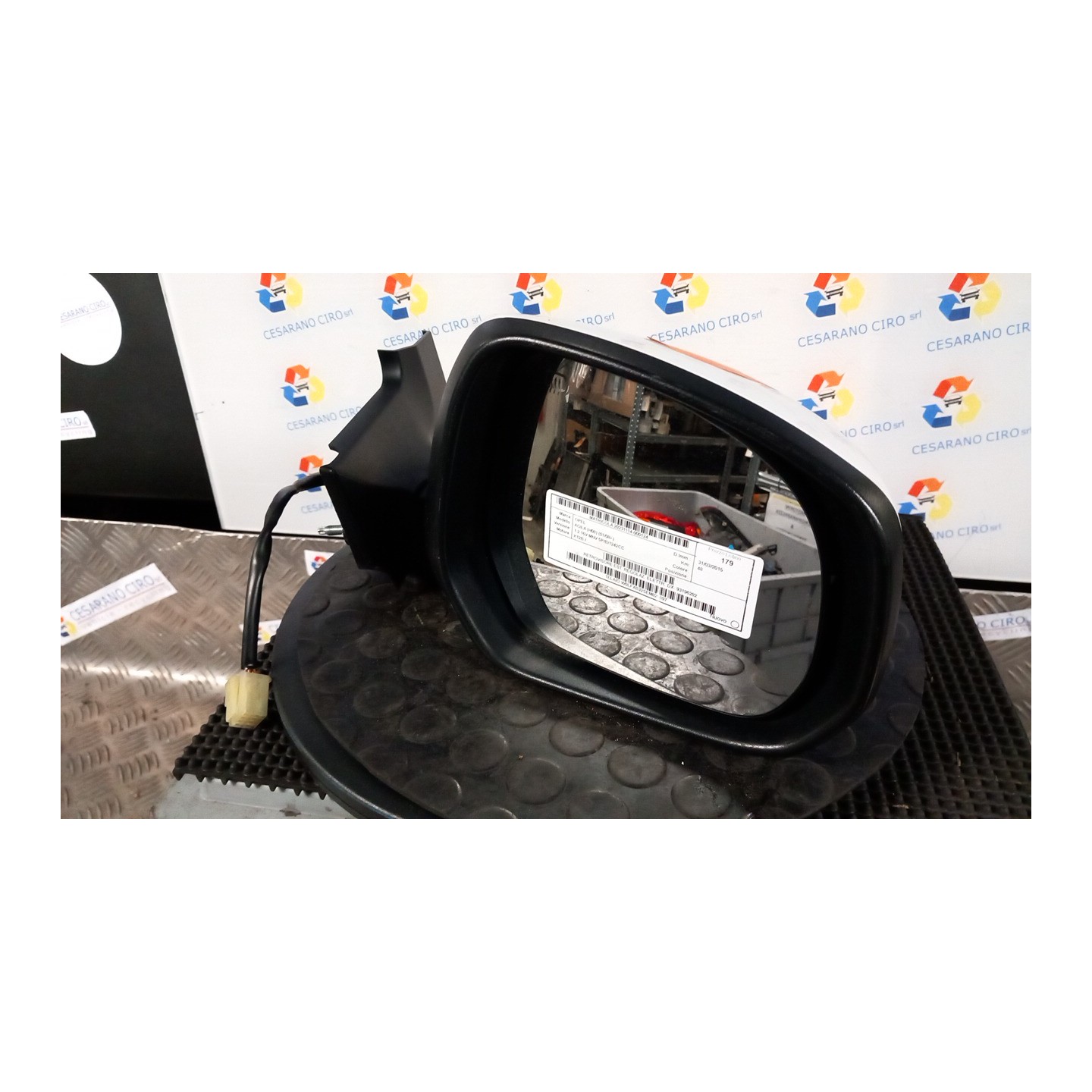 RETROVISORE EST. REGOLAZ. ELETTR. DX. 124 OPEL AGILA (H08) (01/08-) K12B 93196282
