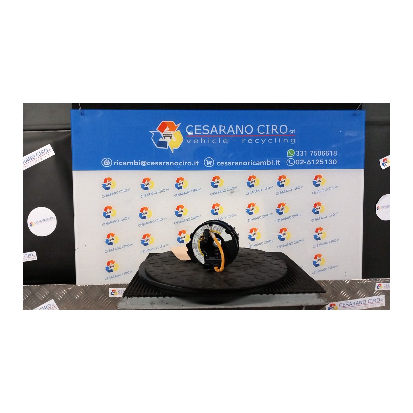 CONTATTO SPIRALIFORME AIRBAG 128 OPEL AGILA (H08) (01/08-) K12B 93194974
