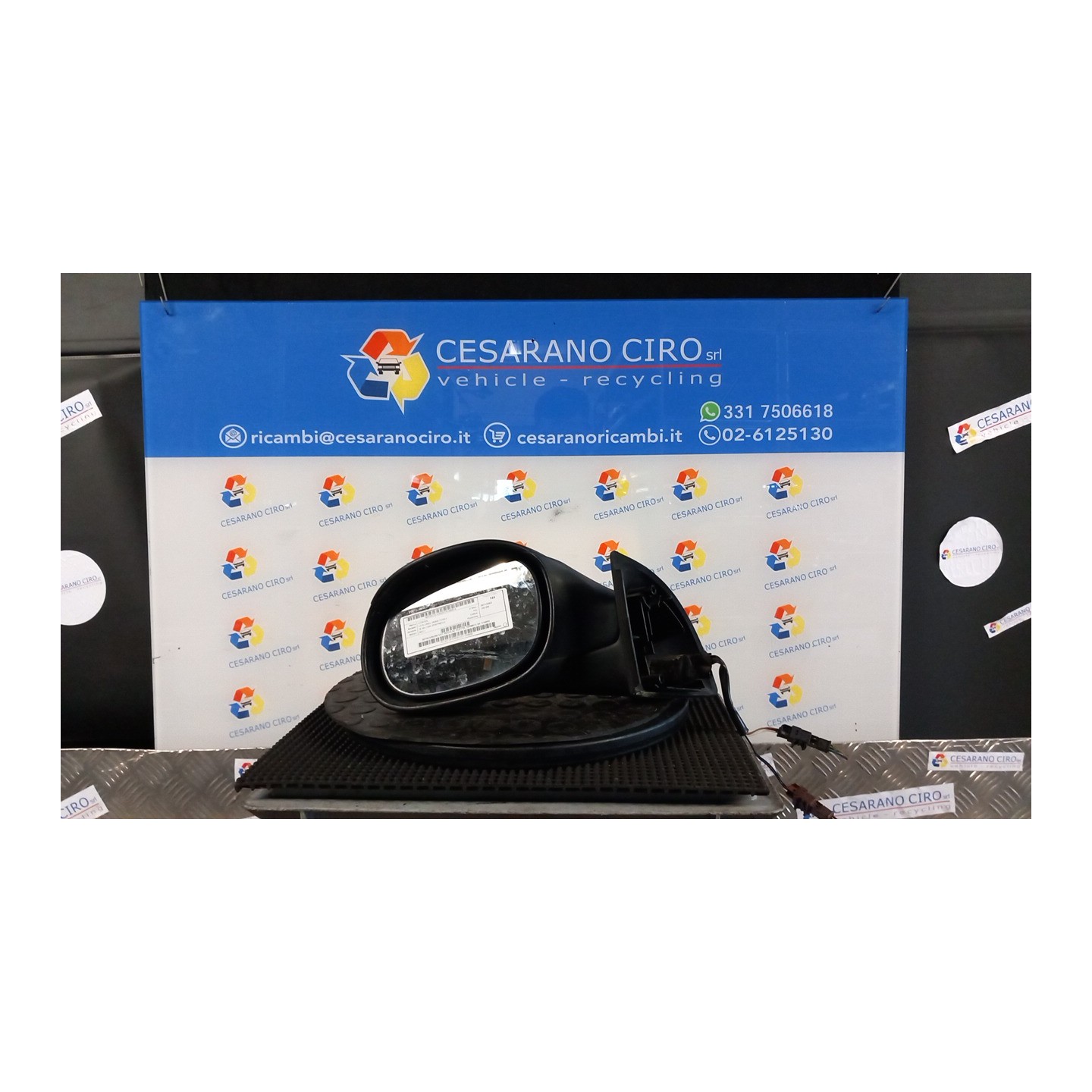 RETROVISORE EST. REGOLAZ. ELETTR. TERMICO SX. 014 CITROEN C3 PLURIEL (05/03-11/10) NFU 8149RV