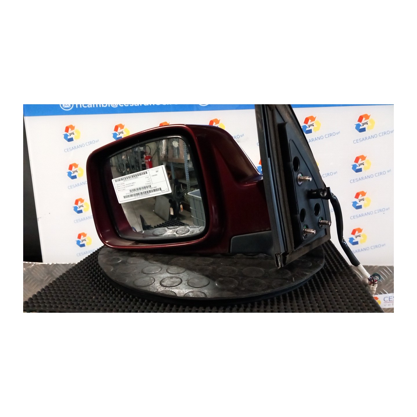 RETROVISORE EST. REGOLAZ. ELETTR. SX. 020 NISSAN X-TRAIL (T30) (07/01-09/03) QR20 K6302EQ08A