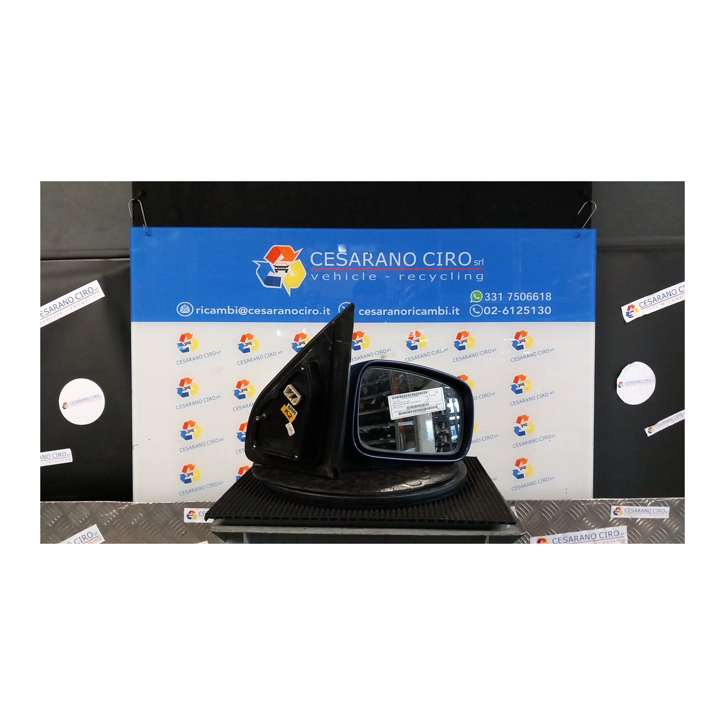 RETROVISORE EST. REGOLAZ. ELETTR. GLS, RIPIEGHEVOLE ELET. DX. 084 KIA SORENTO 1A SERIE (07/02-12/06 D4CB 876053E230