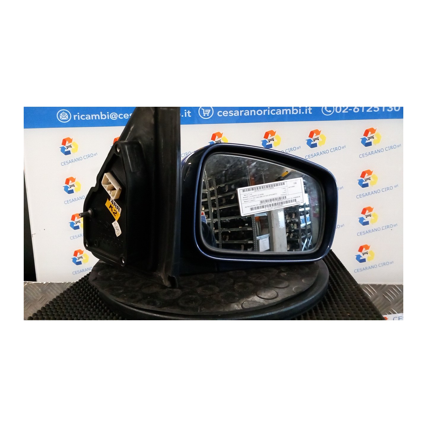 RETROVISORE EST. REGOLAZ. ELETTR. GLS, RIPIEGHEVOLE ELET. DX. 084 KIA SORENTO 1A SERIE (07/02-12/06 D4CB 876053E230