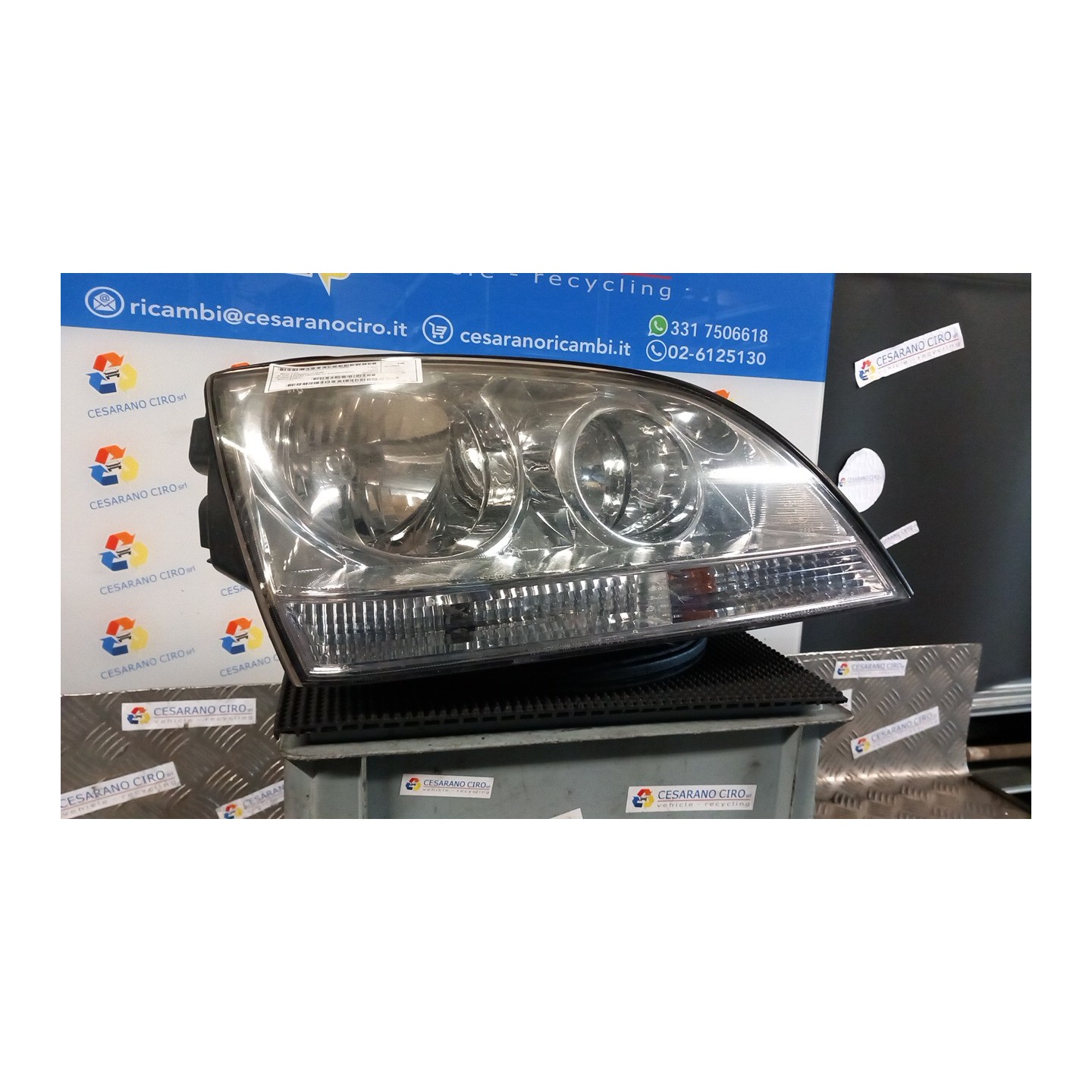PROIETTORE DX. 085 KIA SORENTO 1A SERIE (07/02-12/06 D4CB 921023E020