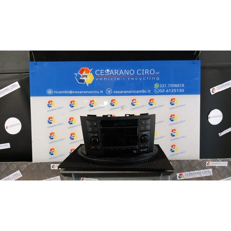AUTORADIO RADIO AM/FM,CD,MP3,USB 113 SUZUKI SWIFT (09/10-09/13) K12B 3910168L11HVW