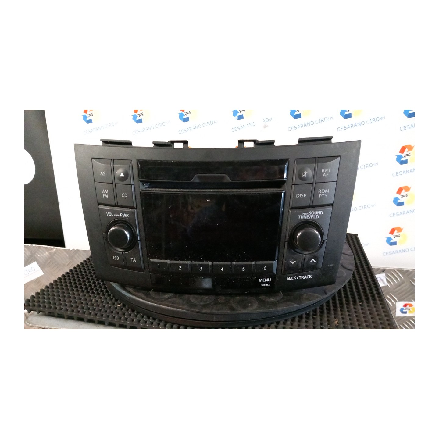 AUTORADIO RADIO AM/FM,CD,MP3,USB 113 SUZUKI SWIFT (09/10-09/13) K12B 3910168L11HVW