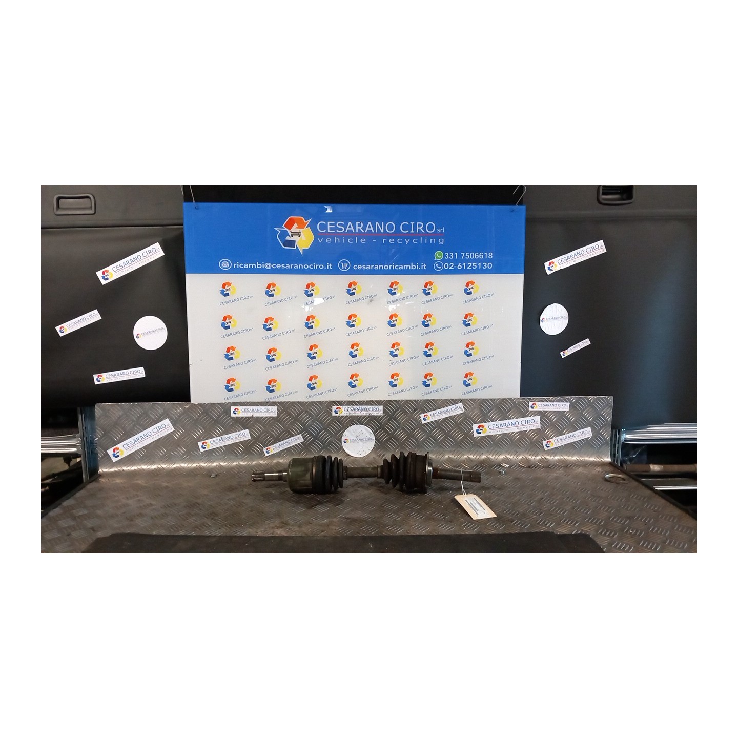 SEMIALBERO ANT. DX. 102 KIA SPORTAGE 1A SERIE (01/97-11/00 FE 0K01225500A