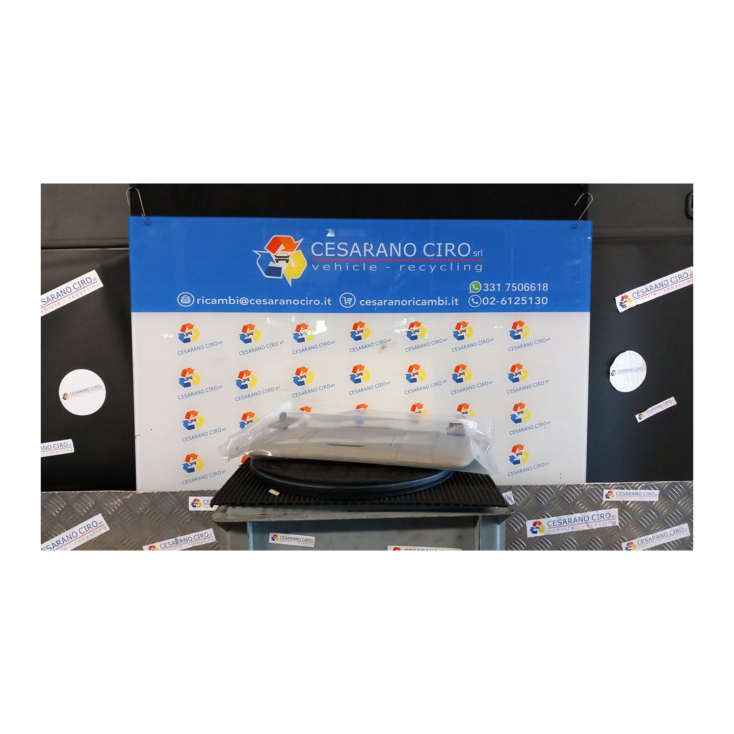 ALETTA PARASOLE PARABREZZA C/SPECCHIETTO SX. 125 MERCEDES-BENZ CLASSE A (W168) (03/01-06/04) 166940 A1688100110