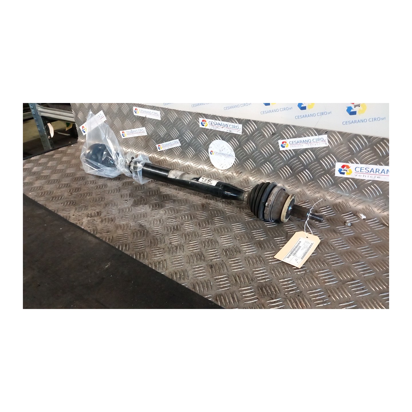 SEMIALBERO ANT. COMPL. DX. 198 VOLKSWAGEN FOX (5Z) (04/05-07/11) BKR 5Z0407272E