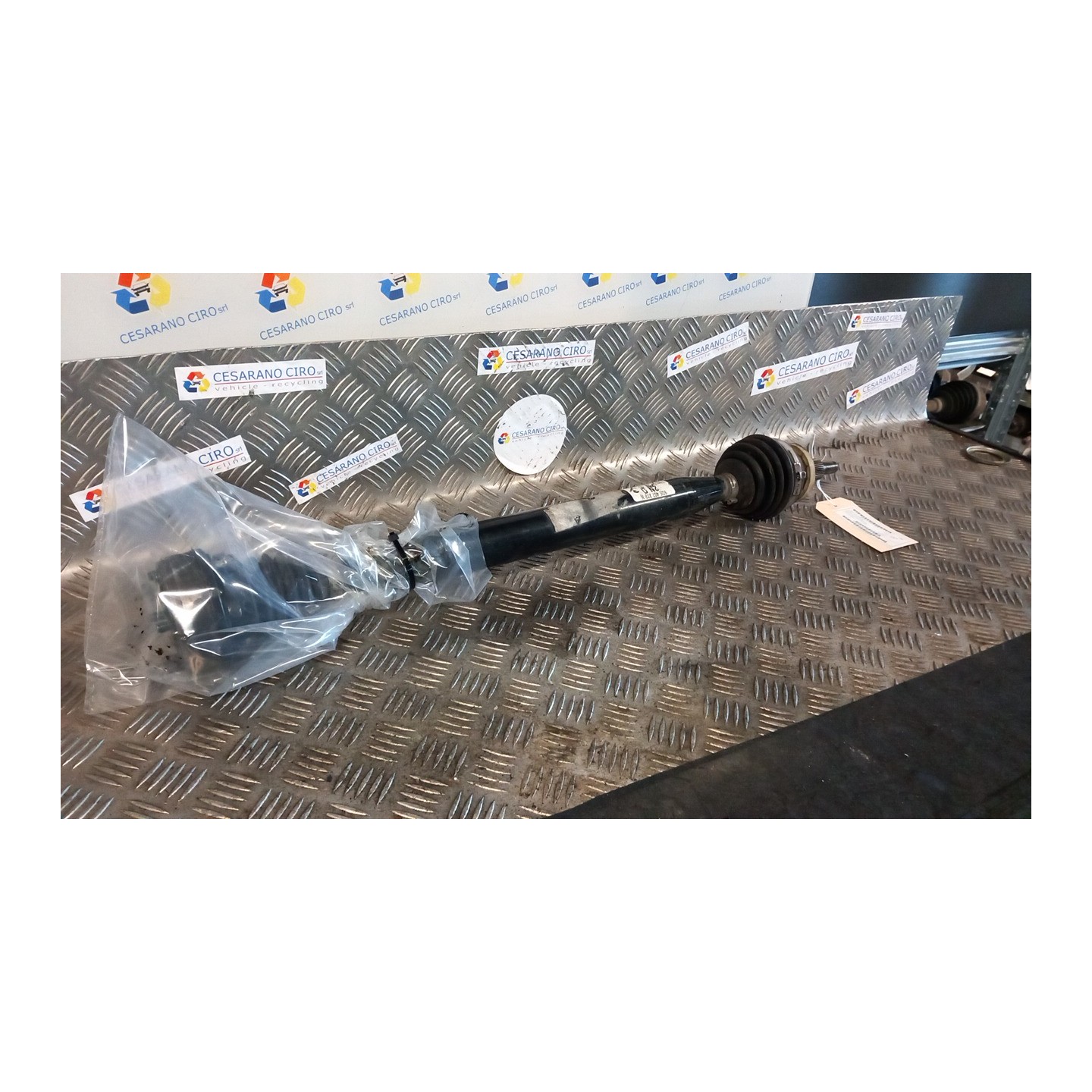 SEMIALBERO ANT. COMPL. DX. 198 VOLKSWAGEN FOX (5Z) (04/05-07/11) BKR 5Z0407272E