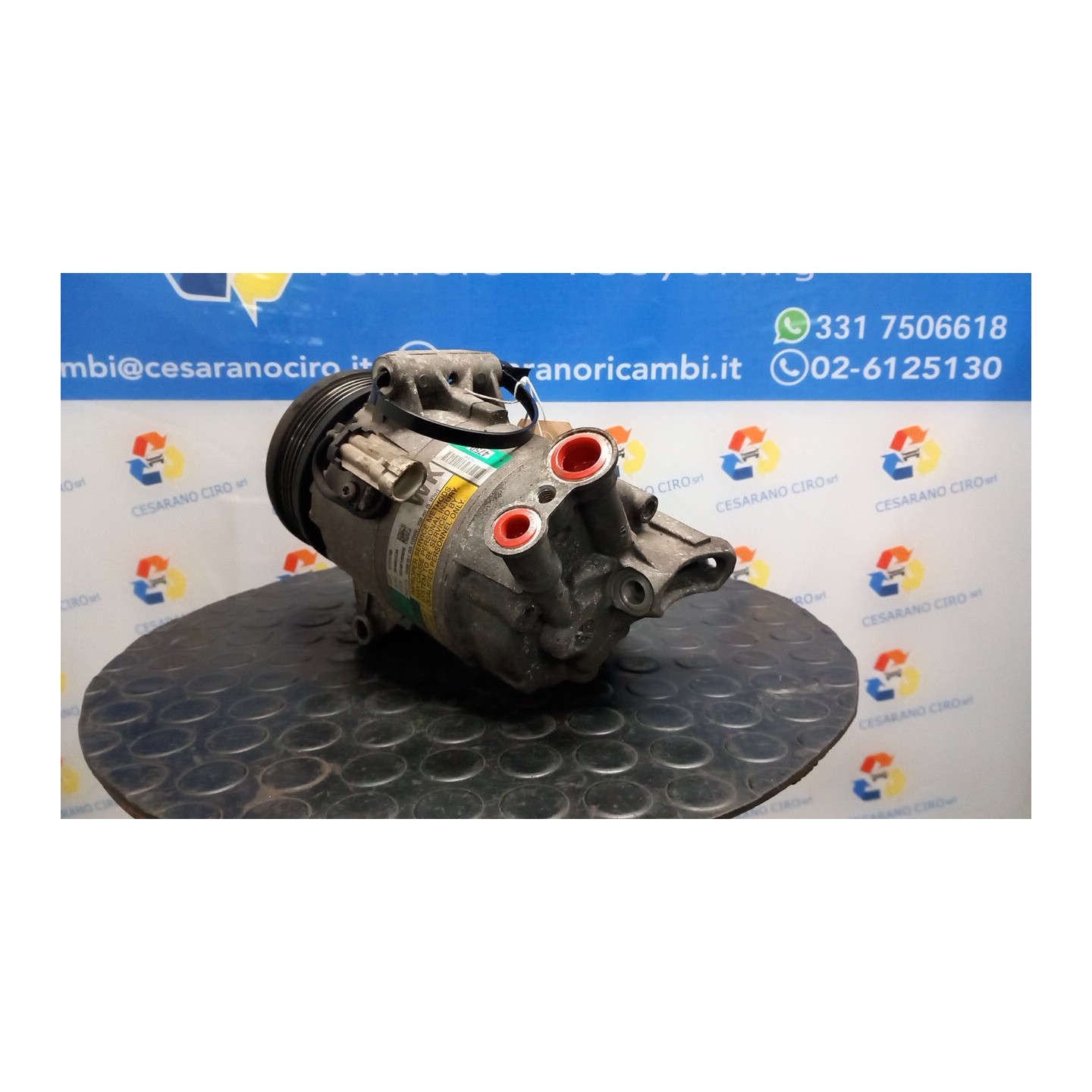 COMPRESSORE A/C 025 OPEL MERIVA (X03) (03/03-12/10) Z16XEP 93190814
