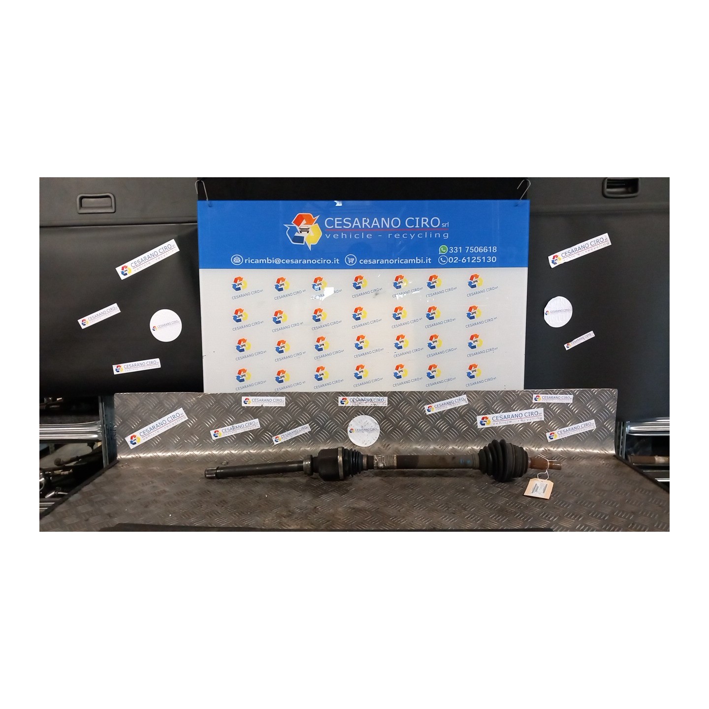 SEMIALBERO ANT. COMPL. P/ATM/ROTAZ. DX. 038 CITROEN GRAND C4 PICASSO (07/13-) BH01 1610137080