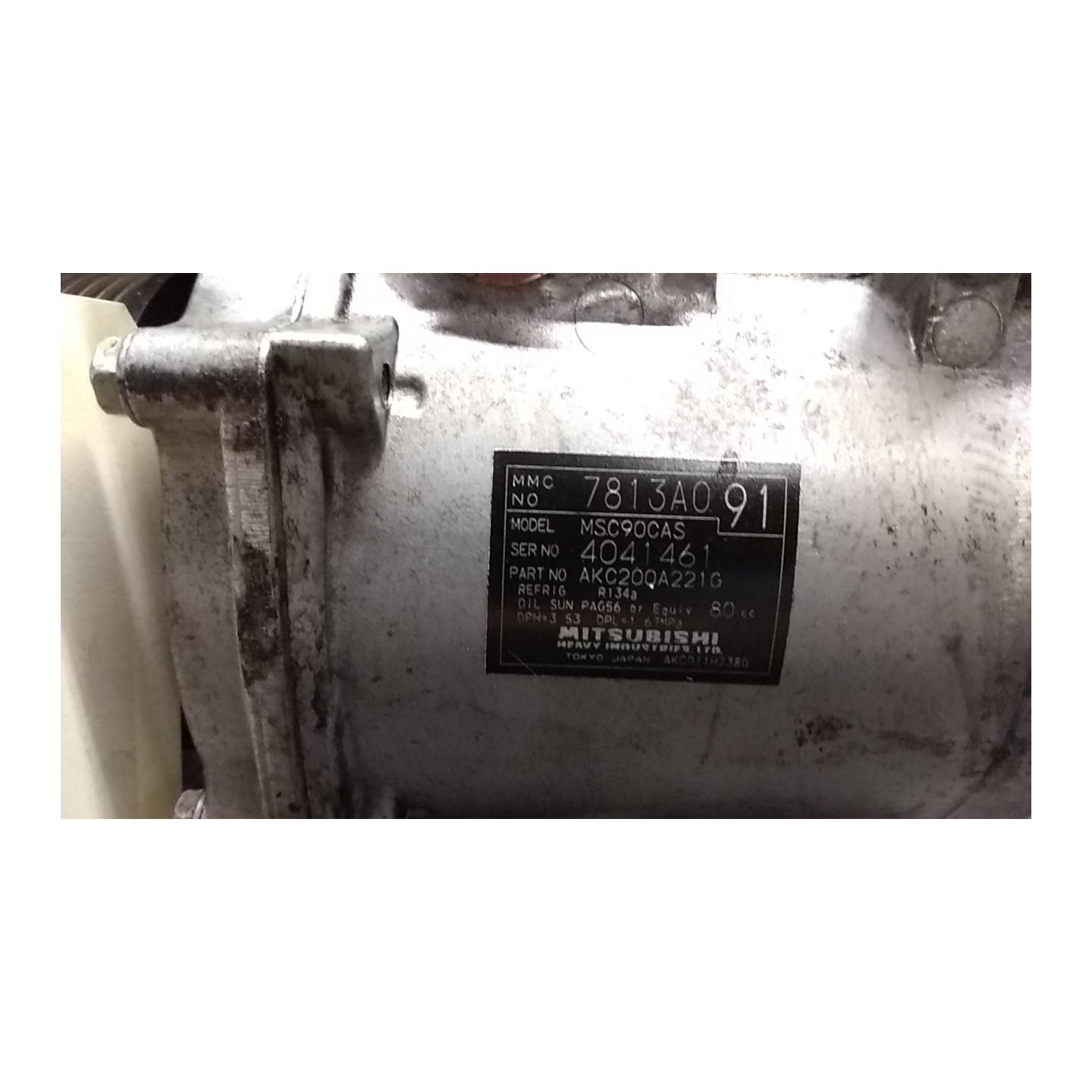 COMPRESSORE A/C 020 CITROEN C-CROSSER (08/07-01/13) 4HN 1607025280