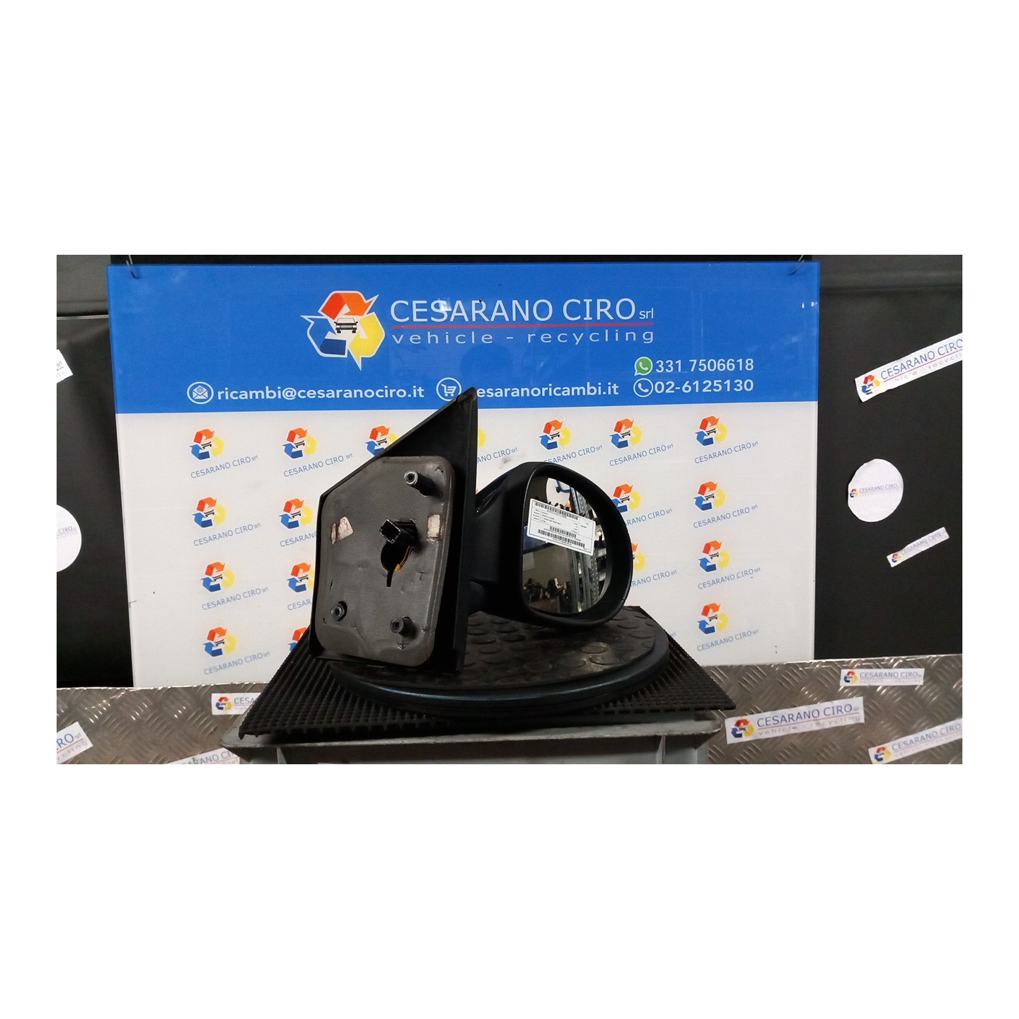 RETROVISORE EST. REGOLAZ. ELETTR. DX. 068 RENAULT TWINGO 2A SERIE (06/07-02/12) D7FA8 7701067335