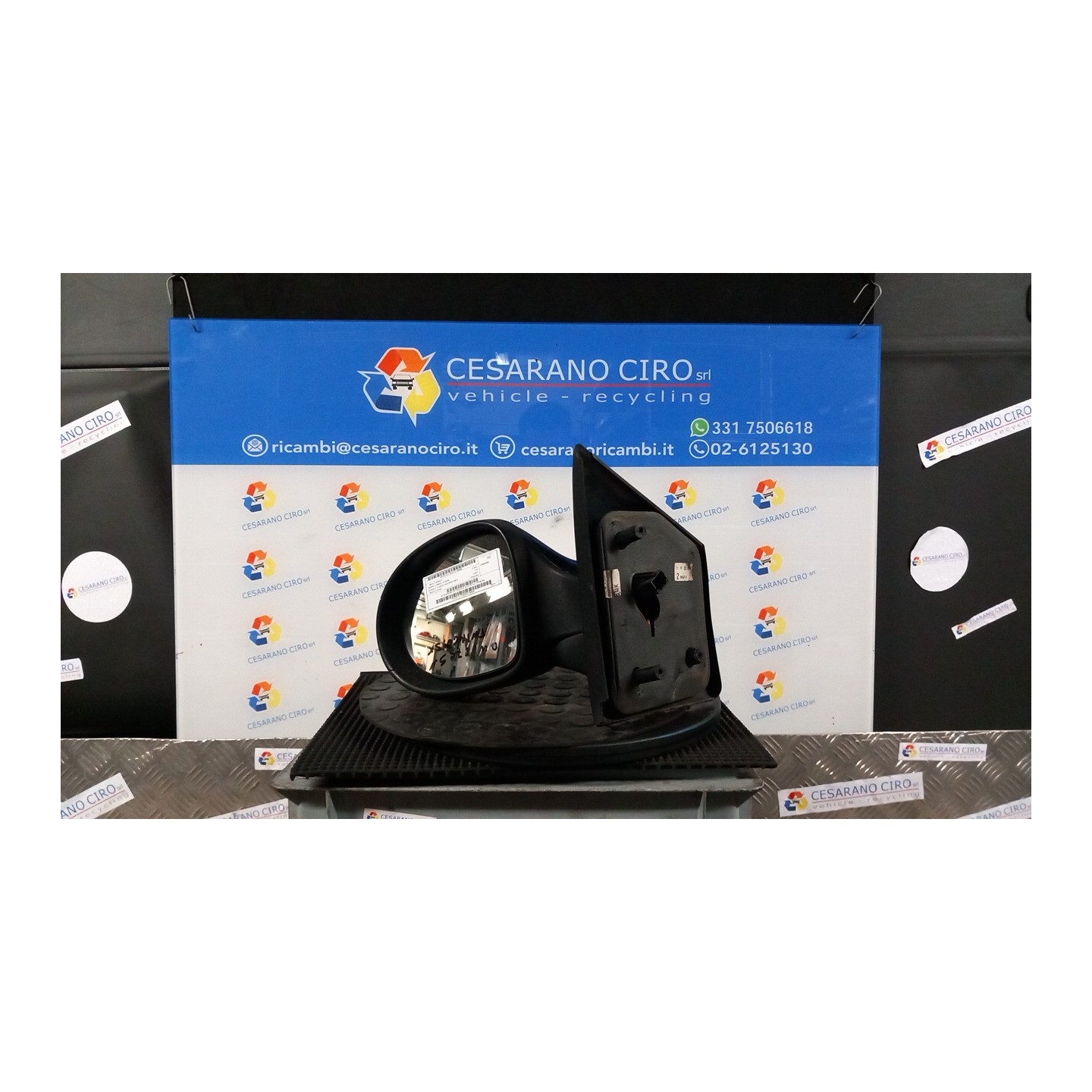 RETROVISORE EST. REGOLAZ. ELETTR. SX. 069 RENAULT TWINGO 2A SERIE (06/07-02/12) D7FA8 7701067334