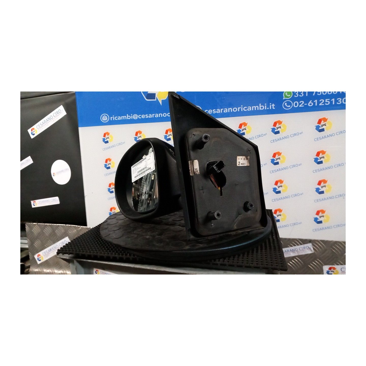 RETROVISORE EST. REGOLAZ. ELETTR. SX. 069 RENAULT TWINGO 2A SERIE (06/07-02/12) D7FA8 7701067334
