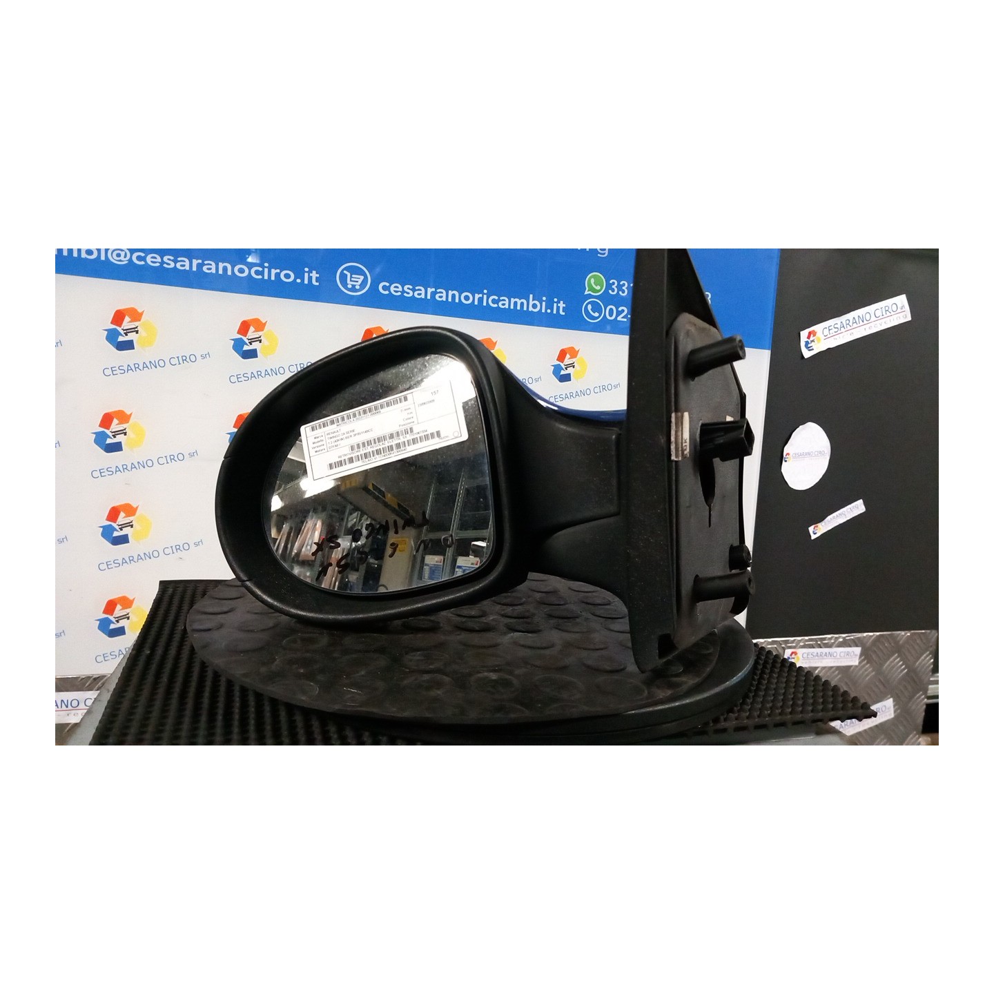 RETROVISORE EST. REGOLAZ. ELETTR. SX. 069 RENAULT TWINGO 2A SERIE (06/07-02/12) D7FA8 7701067334