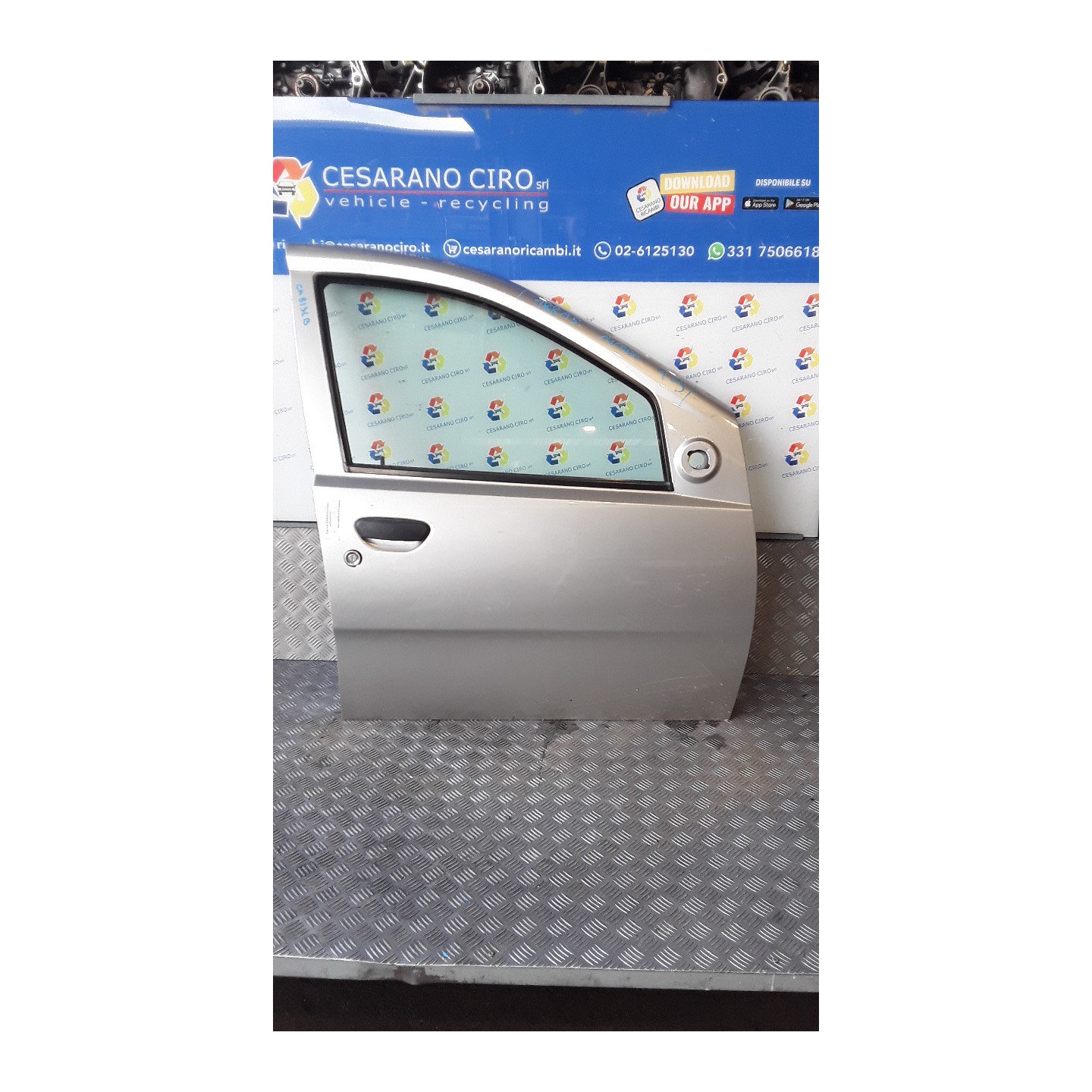 PORTA ANT. DX. 120 FIAT PUNTO (1N/1P) (07/99-12/05) 188A5000 51744978