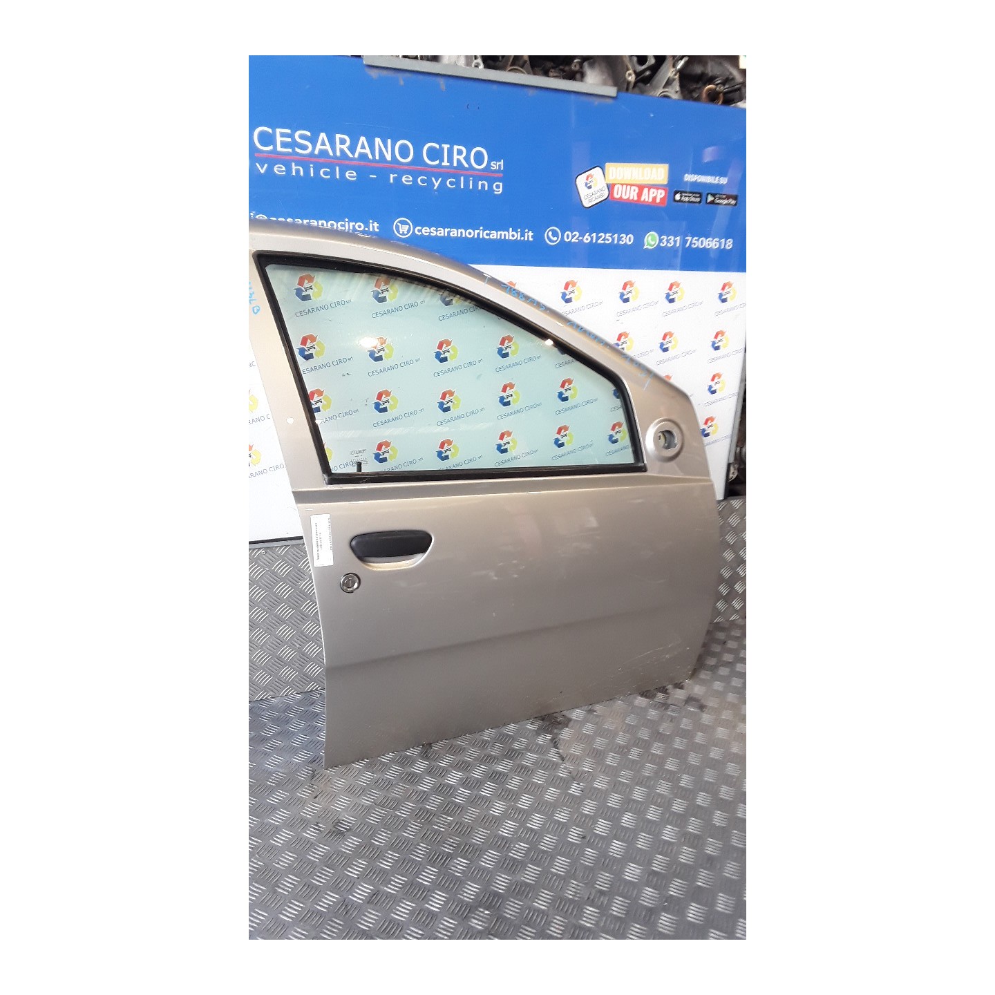 PORTA ANT. DX. 120 FIAT PUNTO (1N/1P) (07/99-12/05) 188A5000 51744978