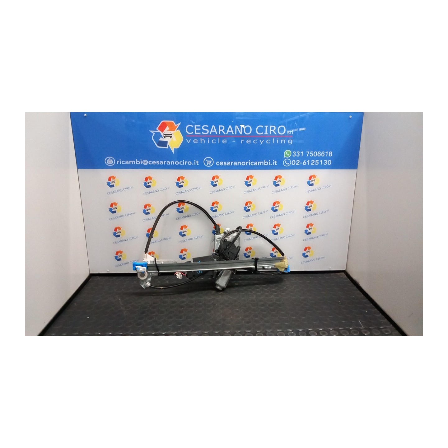 ALZACRISTALLO ELETTR. PORTA ANT. SX 019 RENAULT LAGUNA 2A SERIE (03/05-09/07) F9QD6 NB0068019059002SX