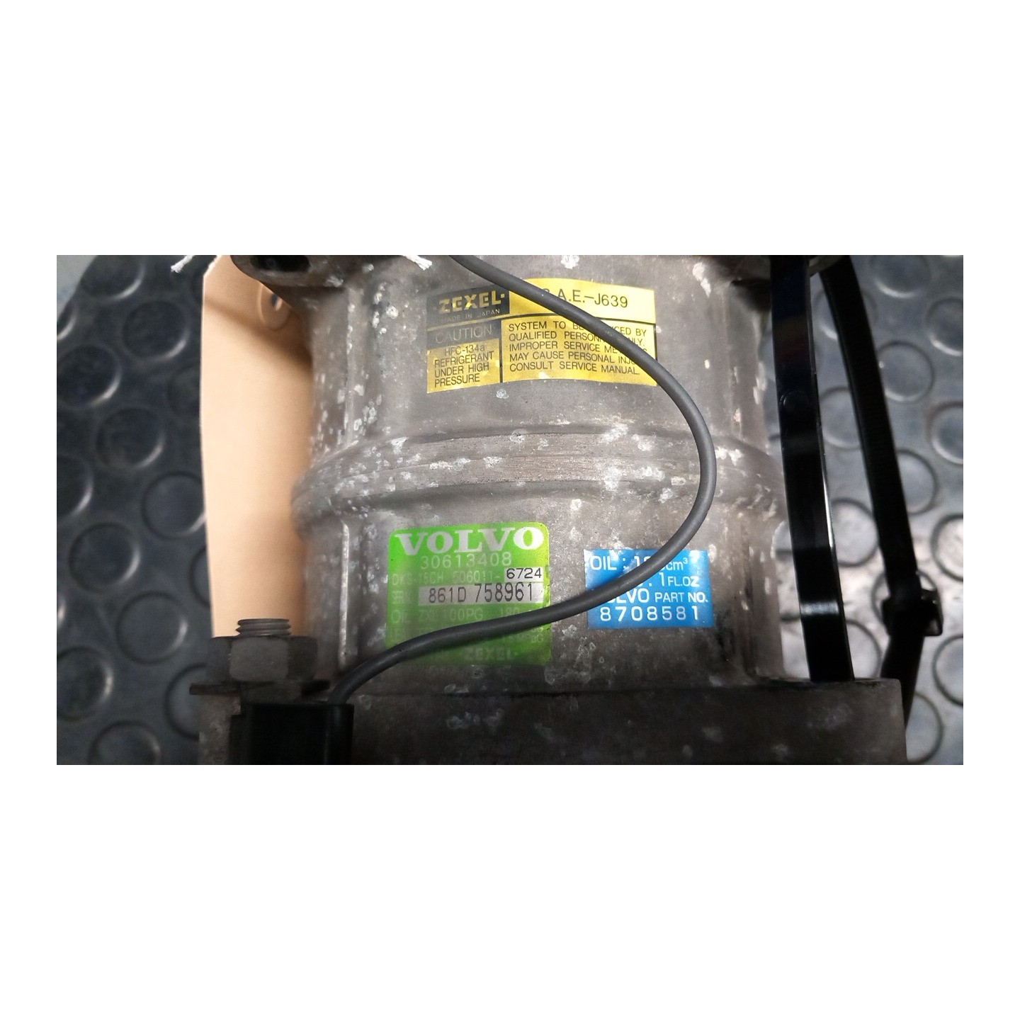 COMPRESSORE A/C 052 VOLVO SERIE 40 (02/96-03/00) B4184S NB0576024015001