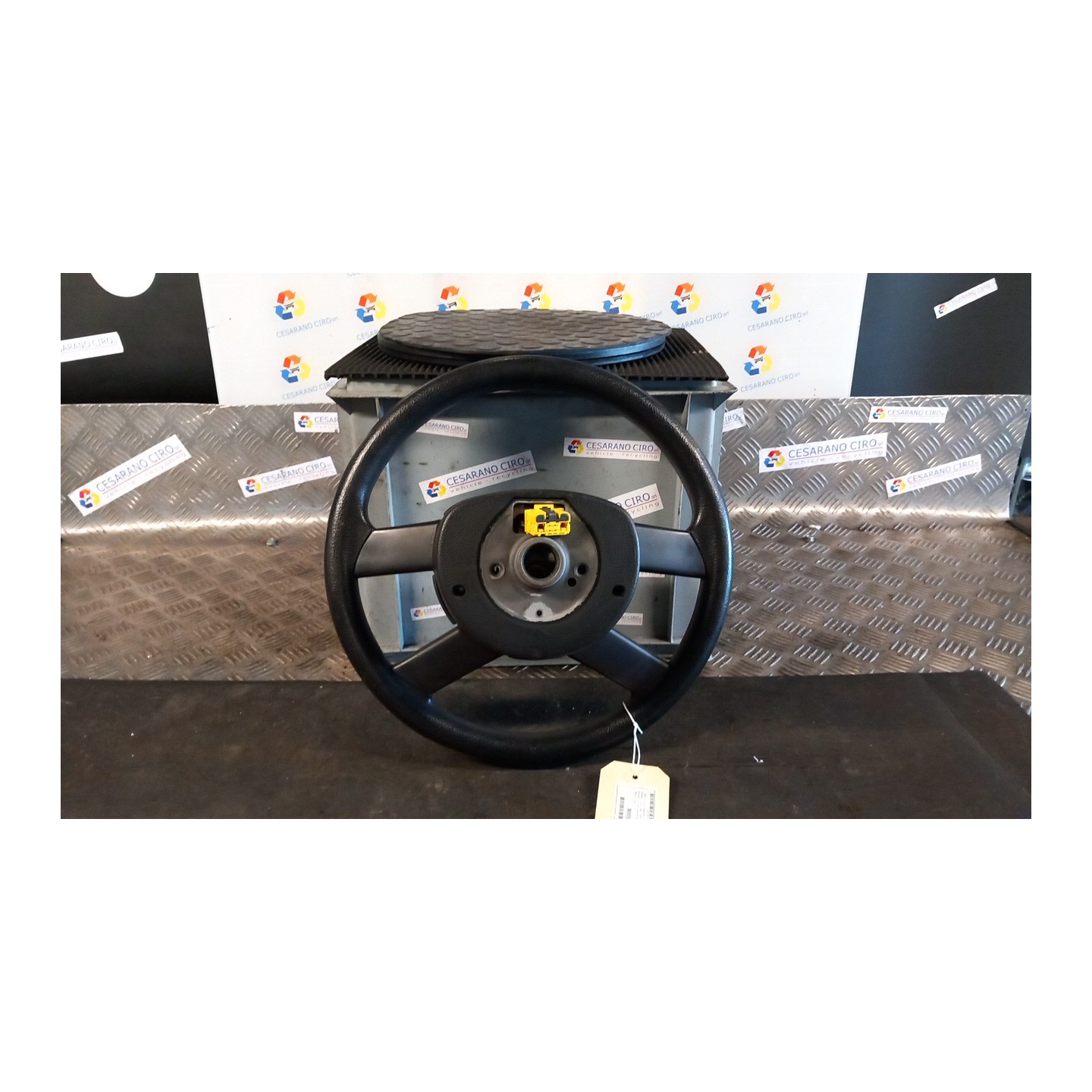 VOLANTE PELLE C/AIRBAG 136 VOLKSWAGEN POLO (9N) (10/01-03/05) BKY 6Q0419091KE74