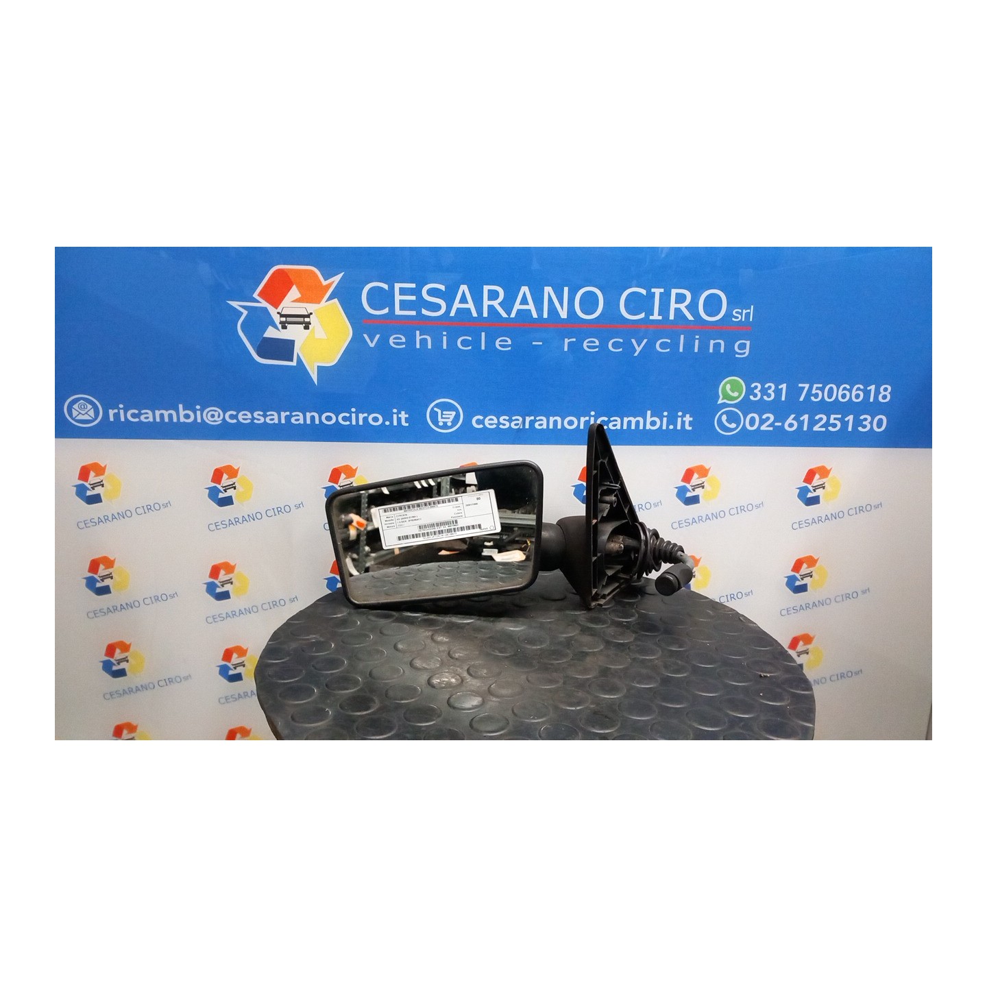 RETROVISORE EST. SX. 015 CITROEN AX (09/93-01/99) CDZ 95619662