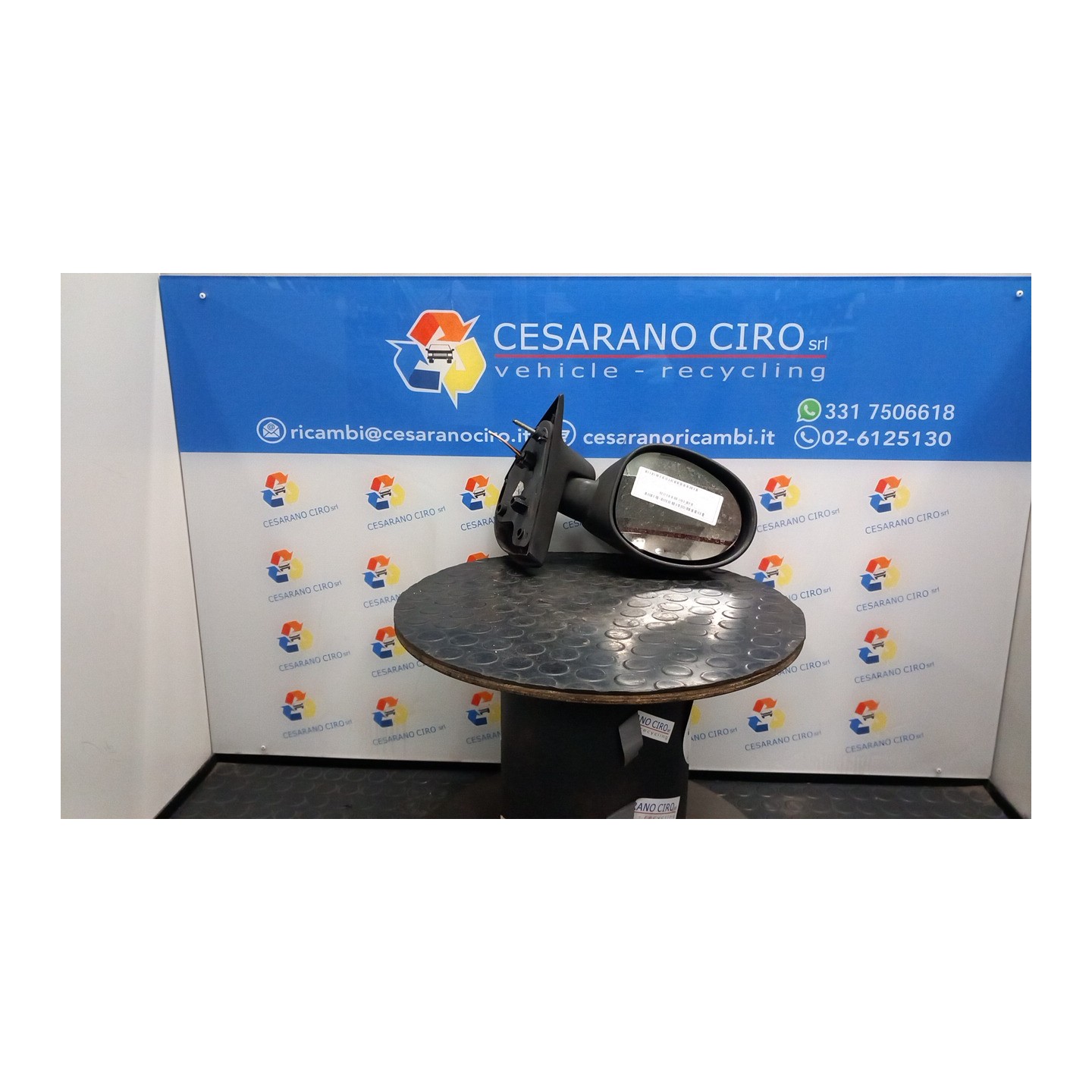 RETROVISORE EST. REGOLAZ. ELETTR. -09/00 C/MODANATURA CALOTTA DX. 048 RENAULT TWINGO 1A SERIE (08/98-09/07) D7FF7 8200039875