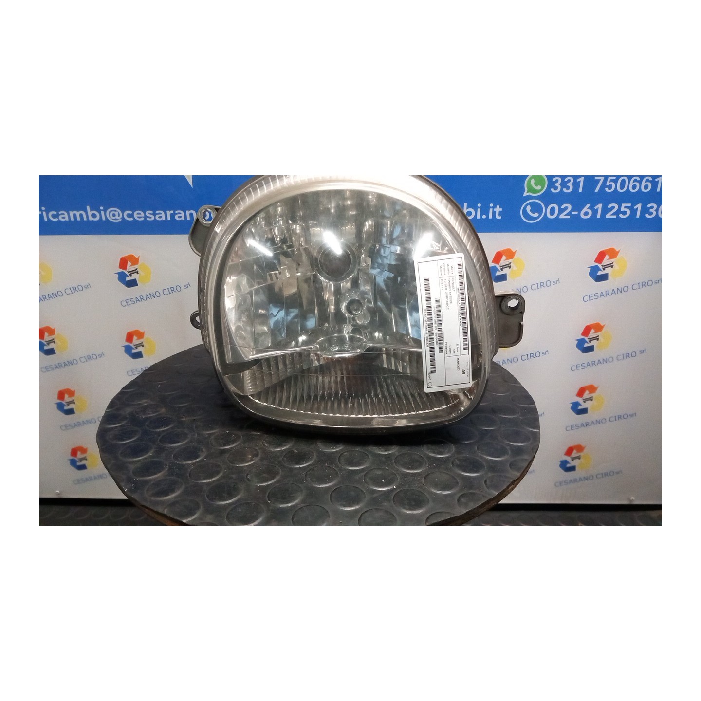 PROIETTORE DX. 051 RENAULT TWINGO 1A SERIE (08/98-09/07) D7FF7 7701049687