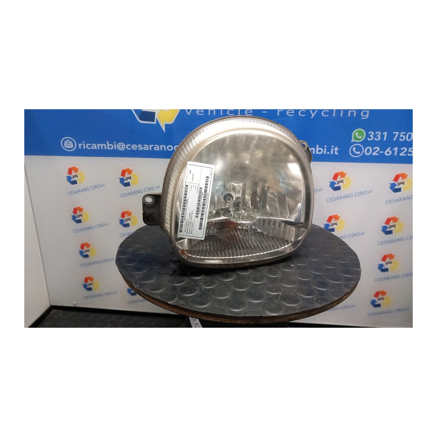 PROIETTORE SX. 052 RENAULT TWINGO 1A SERIE (08/98-09/07) D7FF7 7701049686