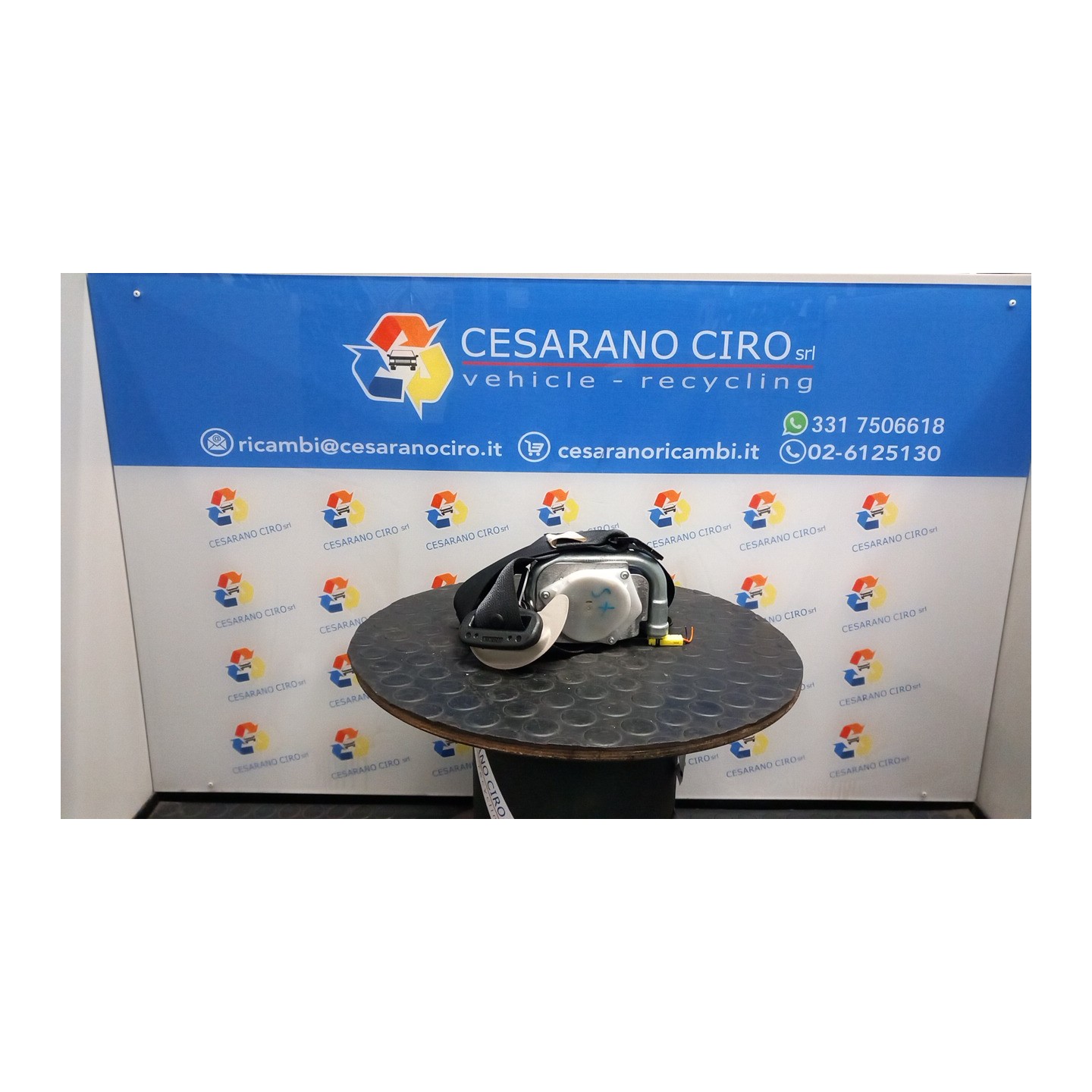 CINTURA DI SICUREZZA ANT. SX. 096 NISSAN MICRA (K13K) (09/10-) HR12 868851HB1A